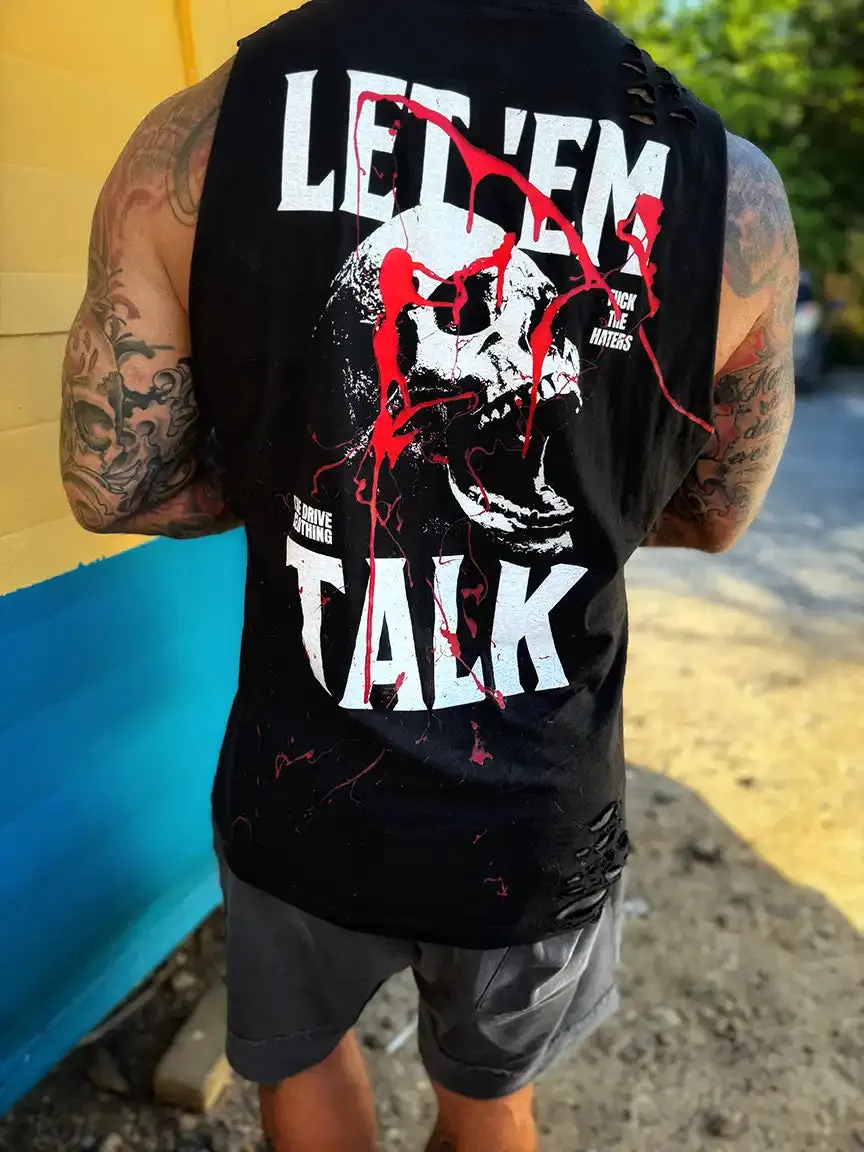 BLOOD TALK TANK TOP