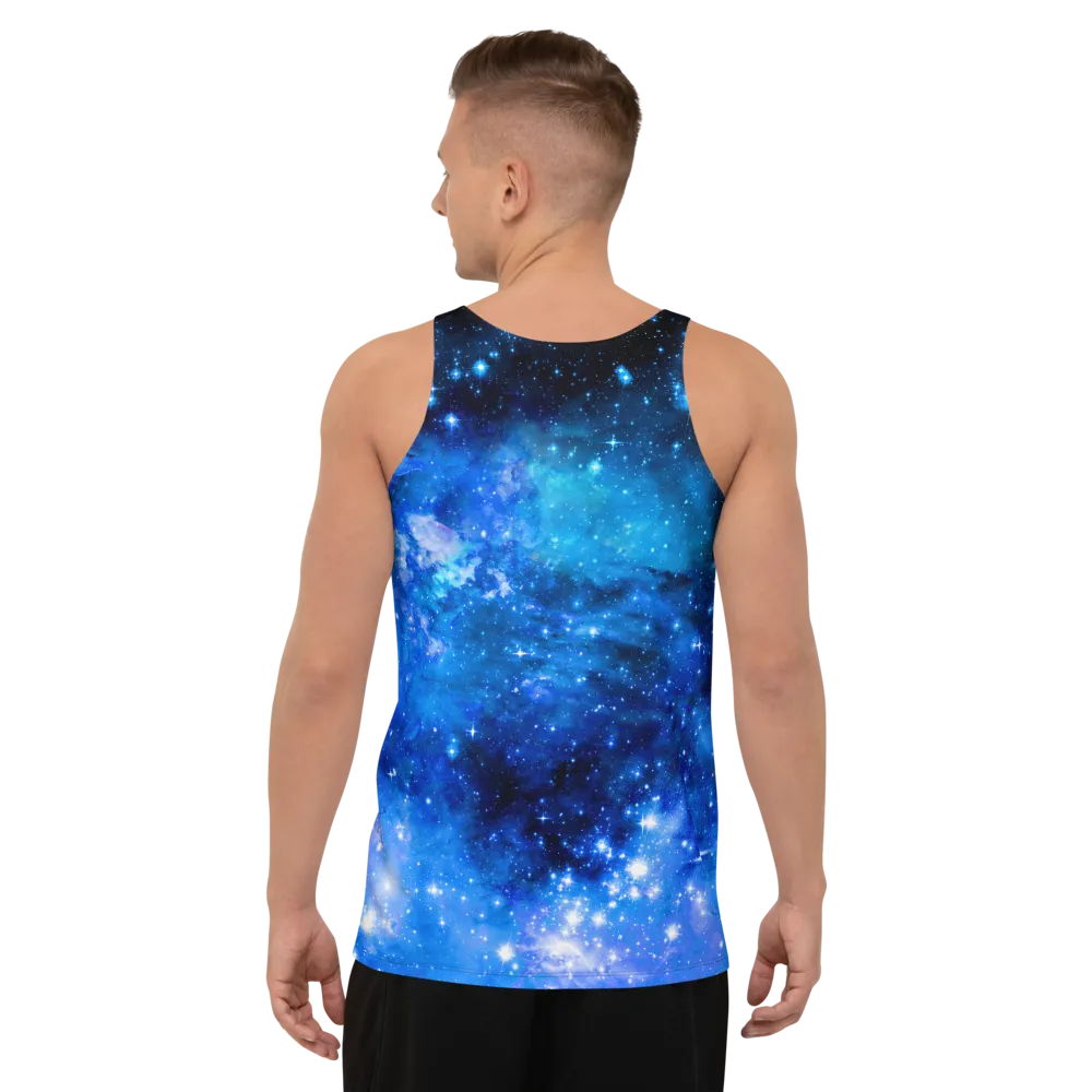 Blue Galaxy AOP Tank Top