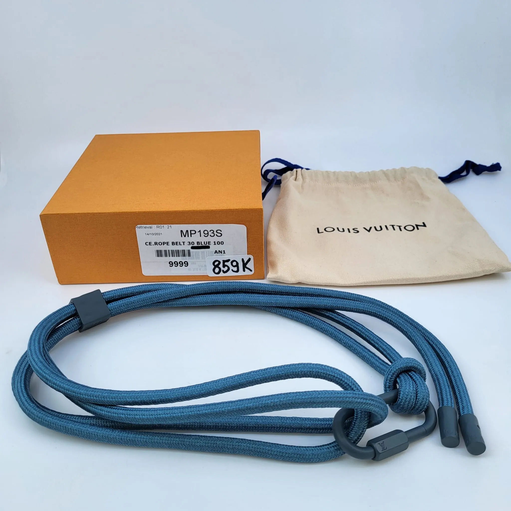 Blue Rope Belt 30