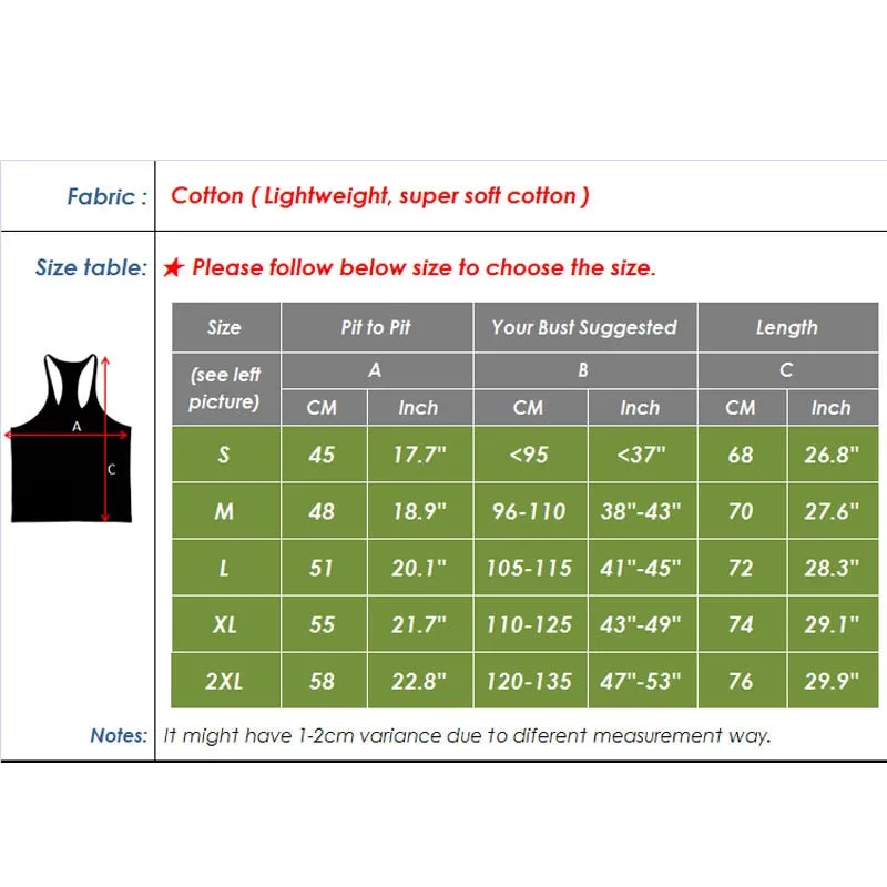 Bodybuilding Tank Top Men's  Fitness
