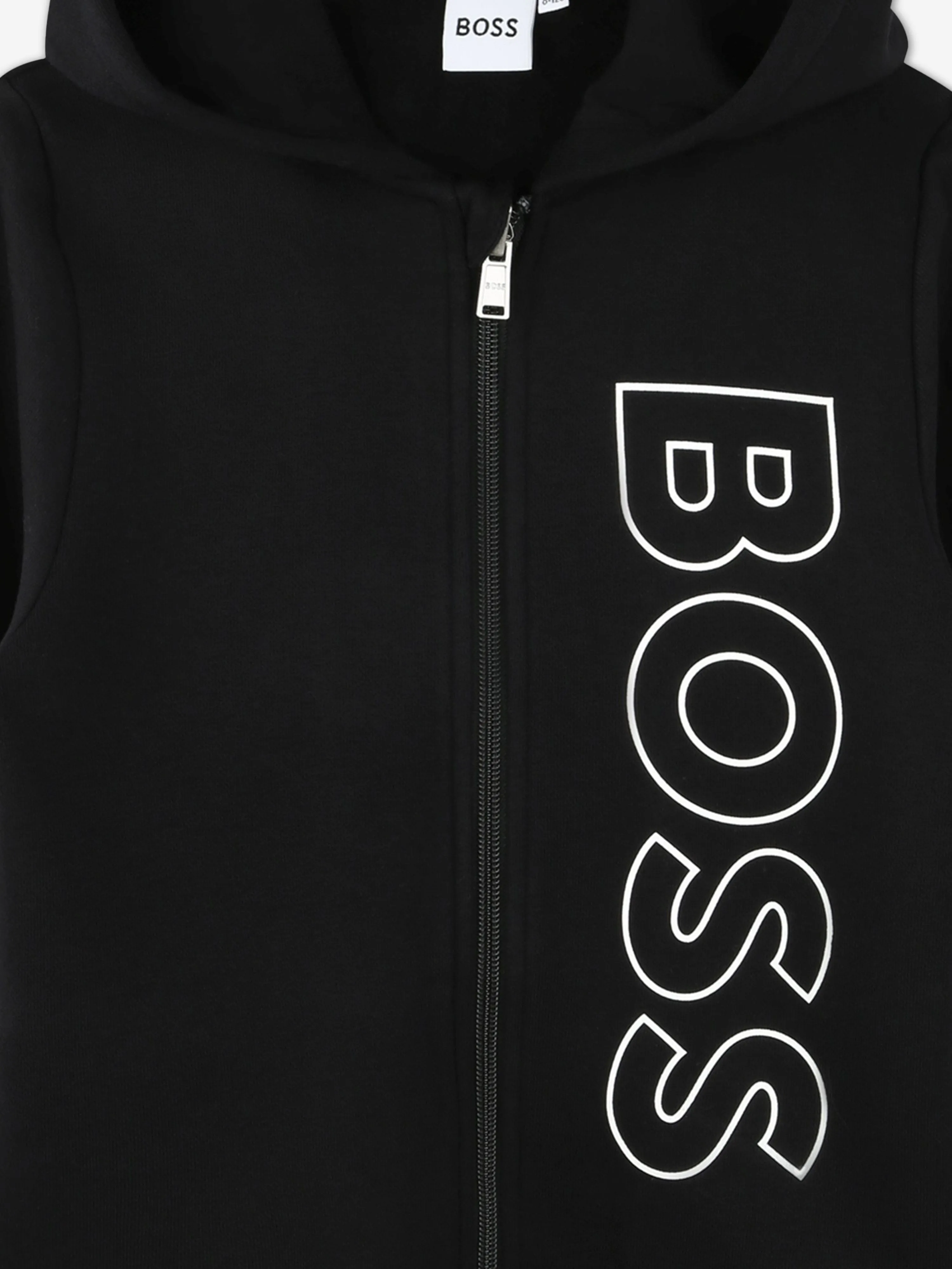 BOSS Boys Logo Tracksuit in Black