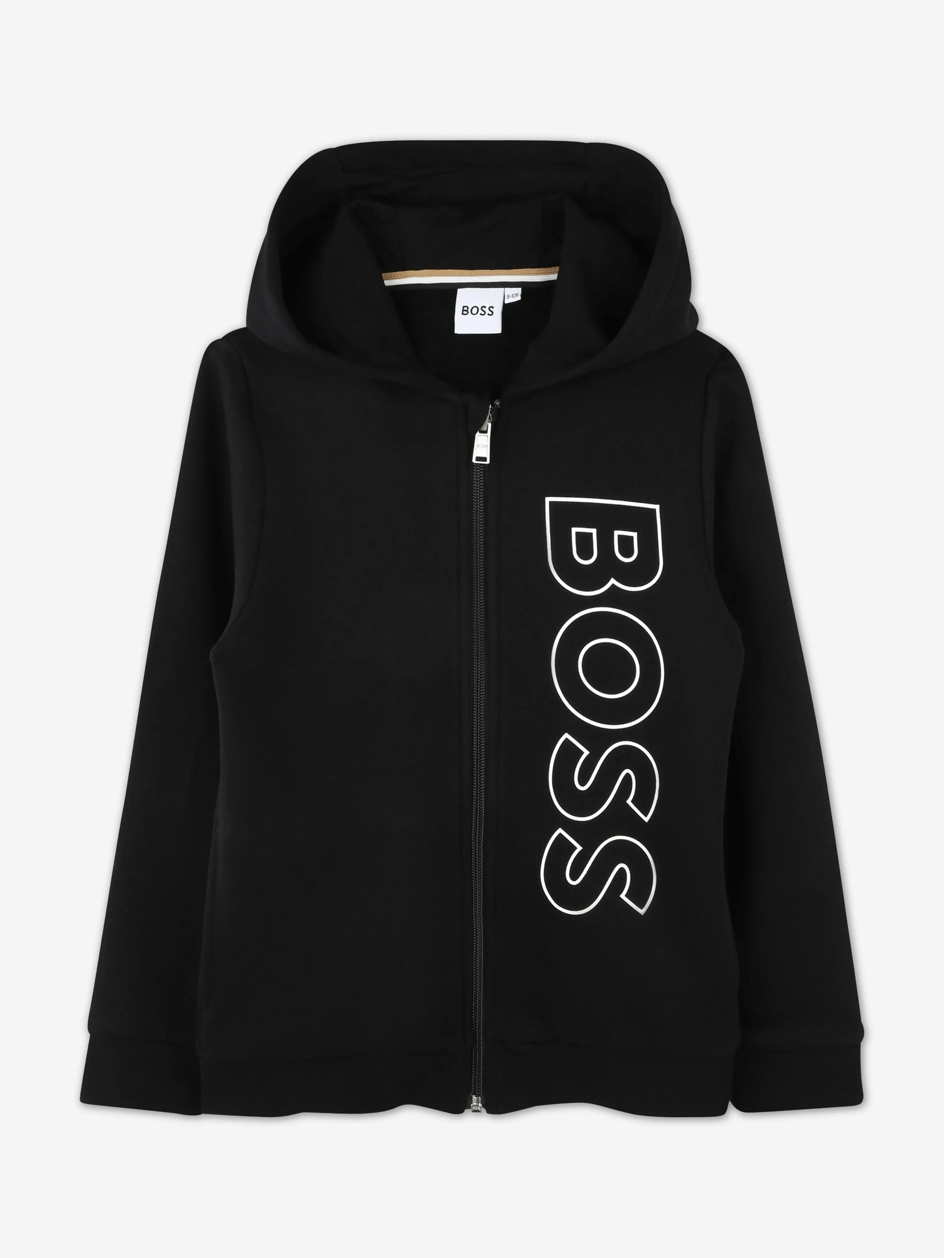 BOSS Boys Logo Tracksuit in Black
