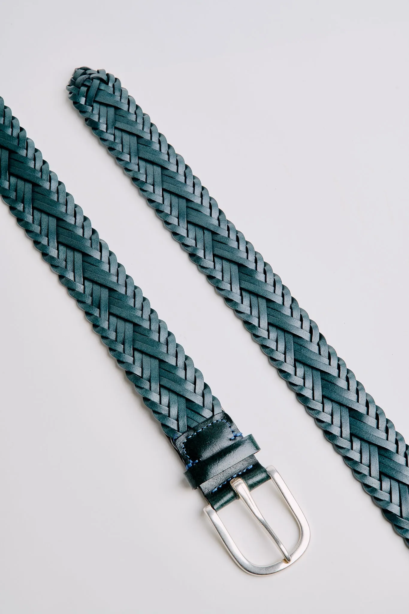 BRAIDED LEATHER BELT
