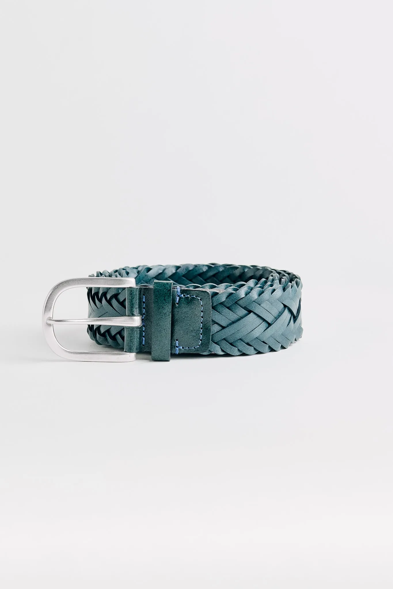 BRAIDED LEATHER BELT