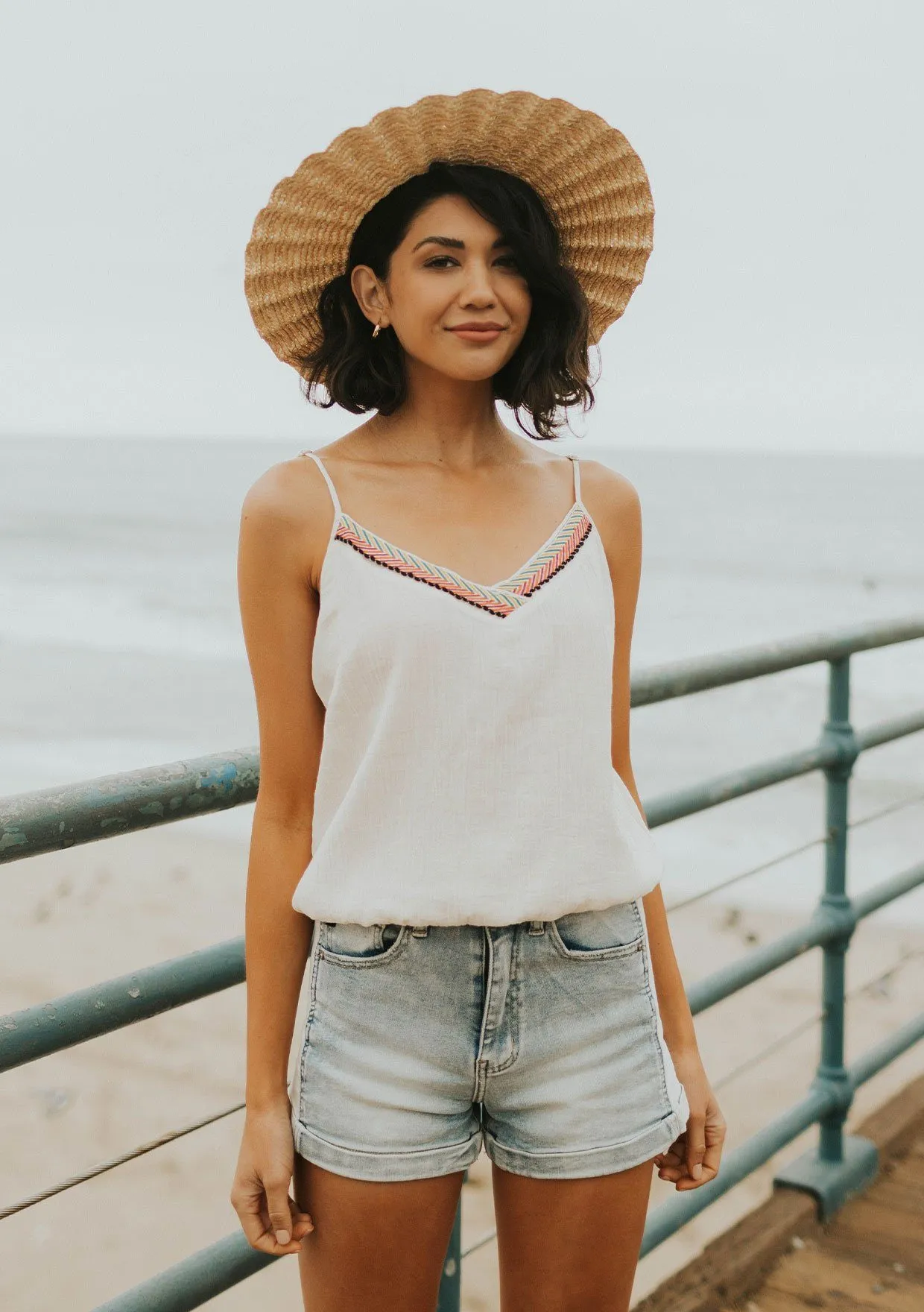 Brenda Embroidered Cami
