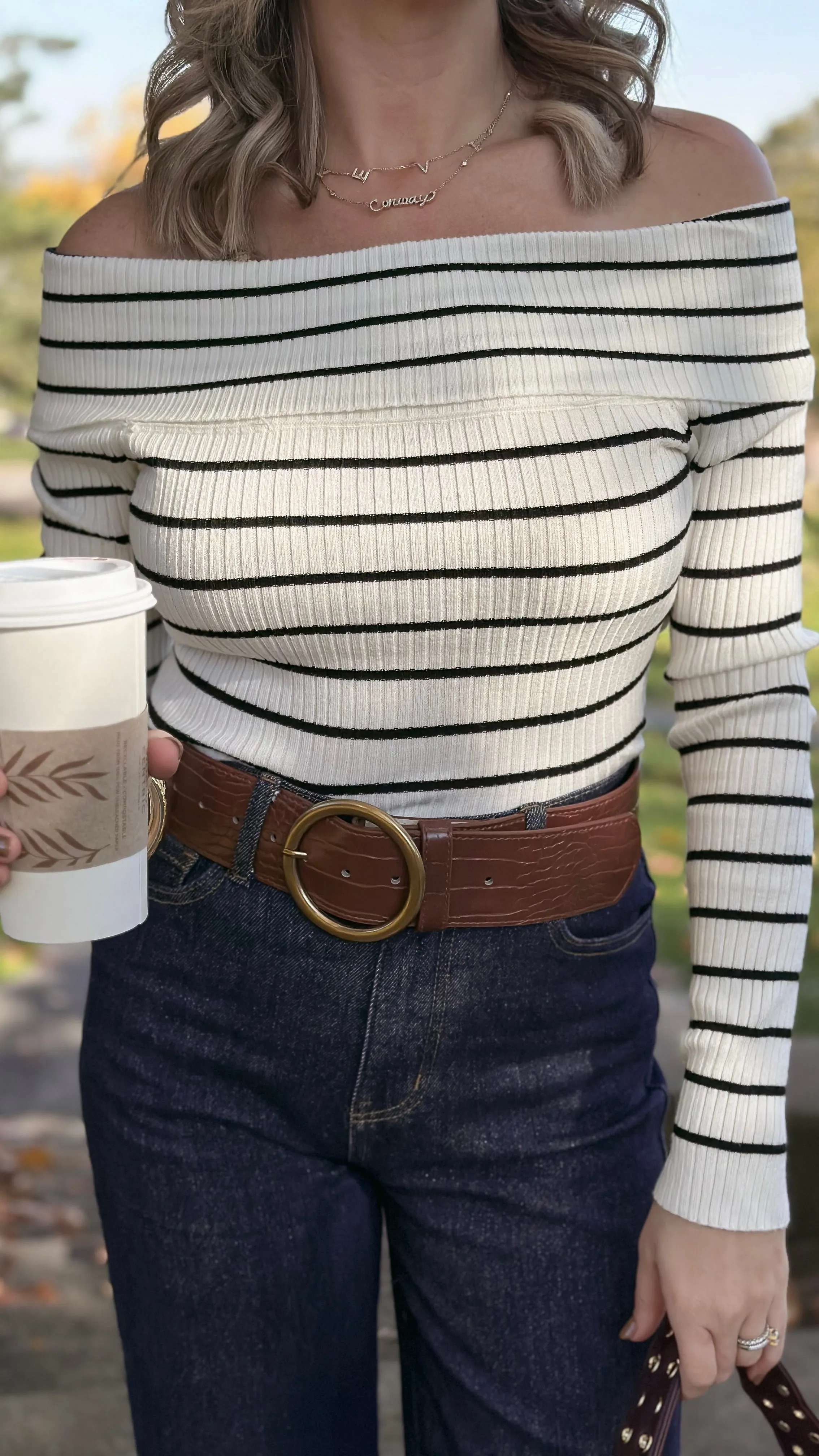 Brown Alligator Belt