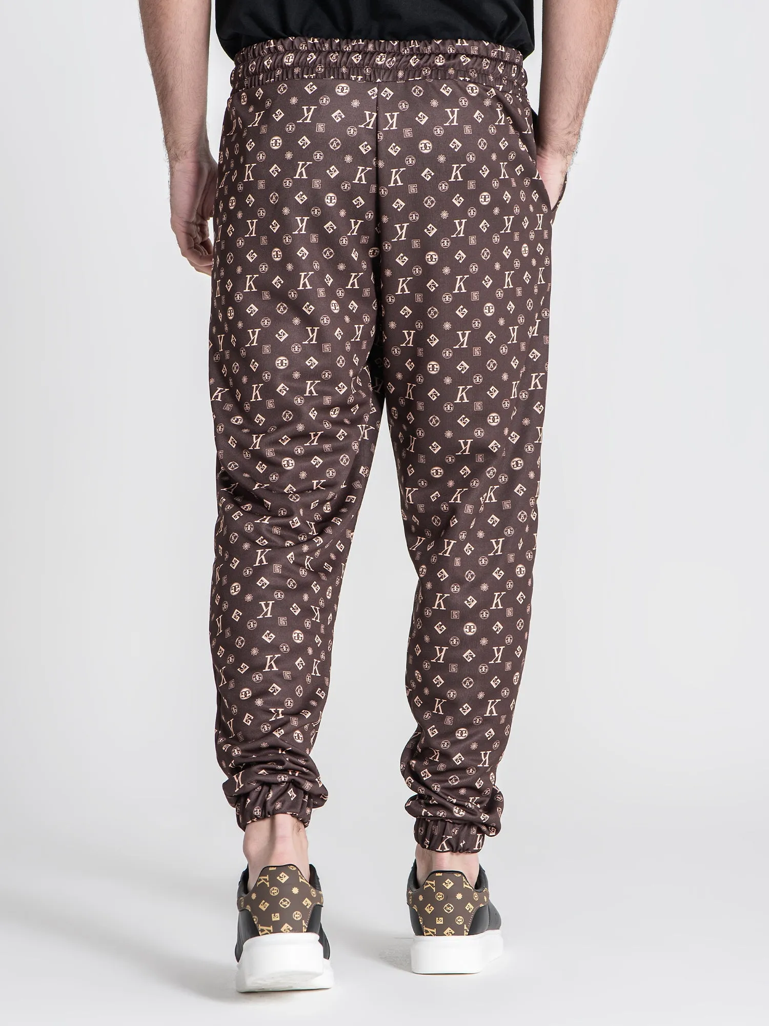 Brown Logomania Joggers
