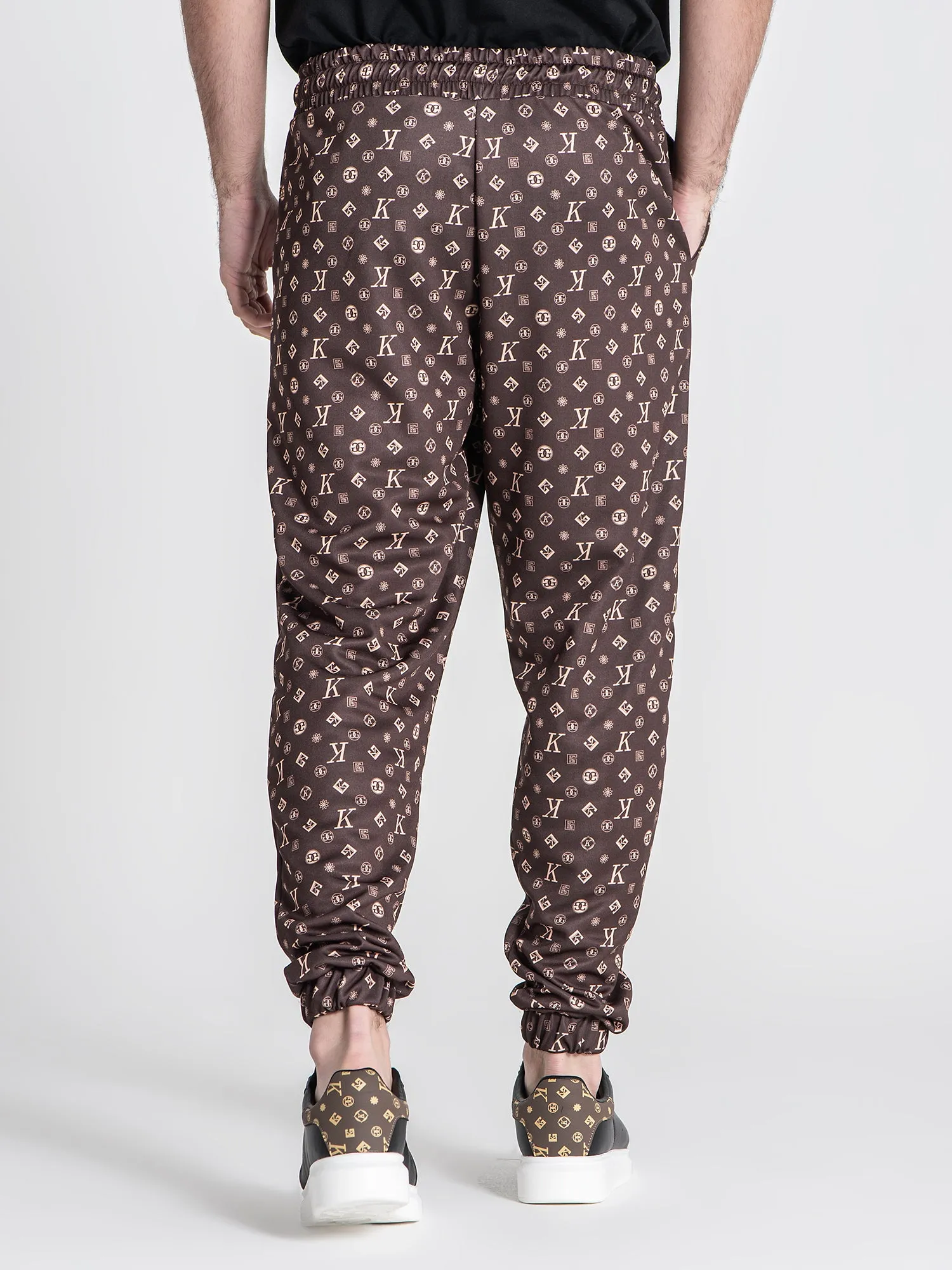 Brown Logomania Joggers