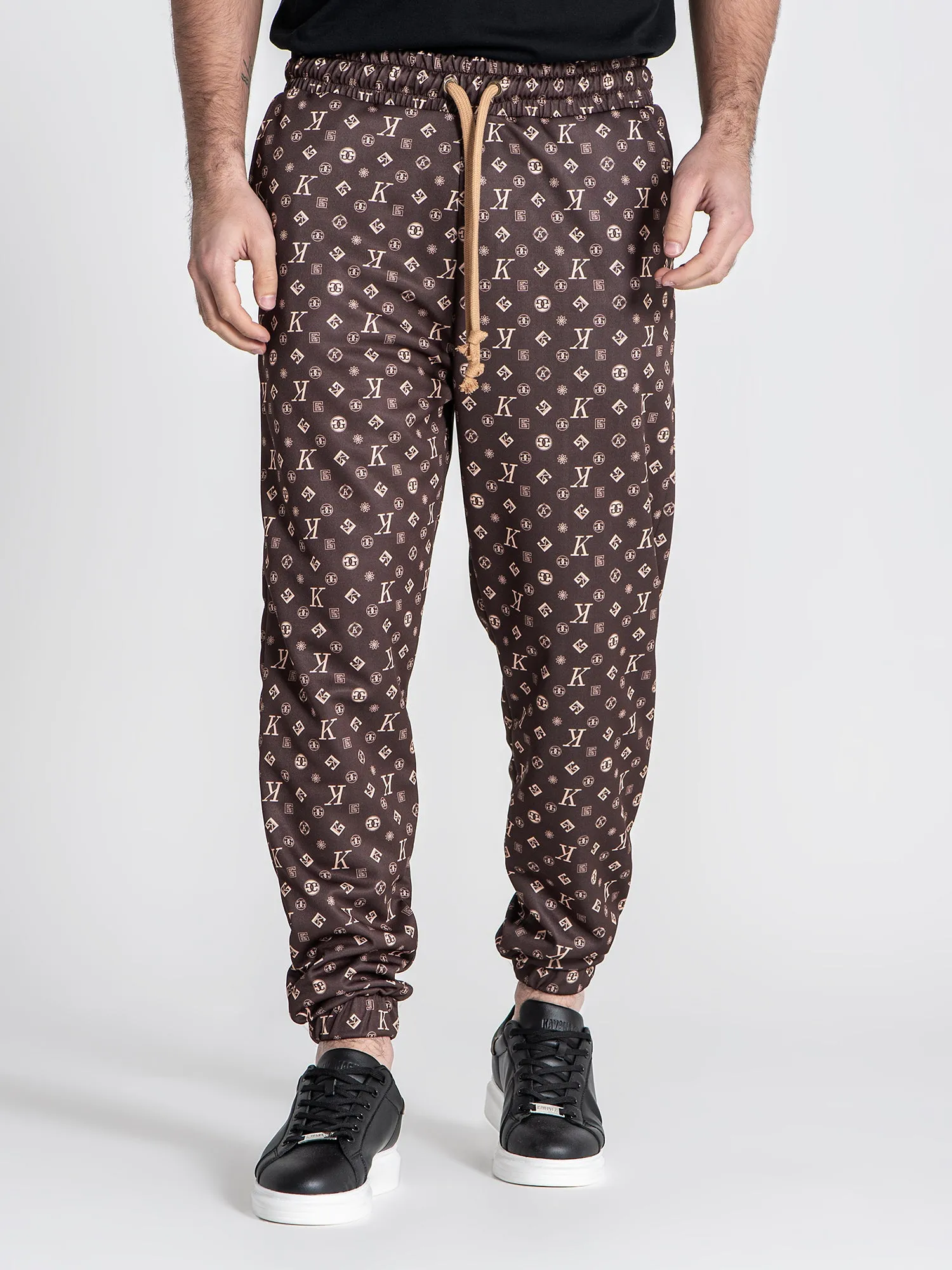 Brown Logomania Joggers