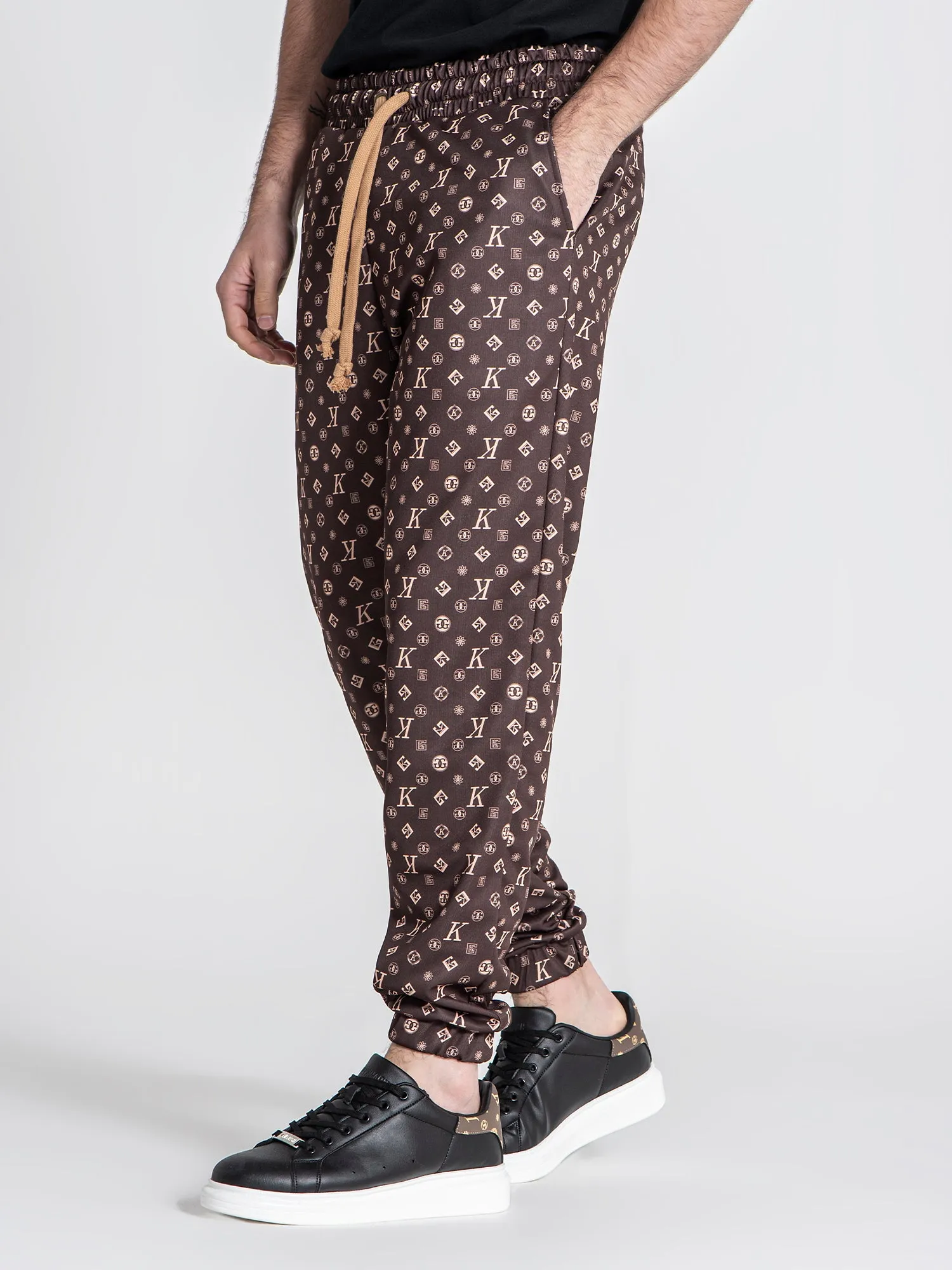 Brown Logomania Joggers