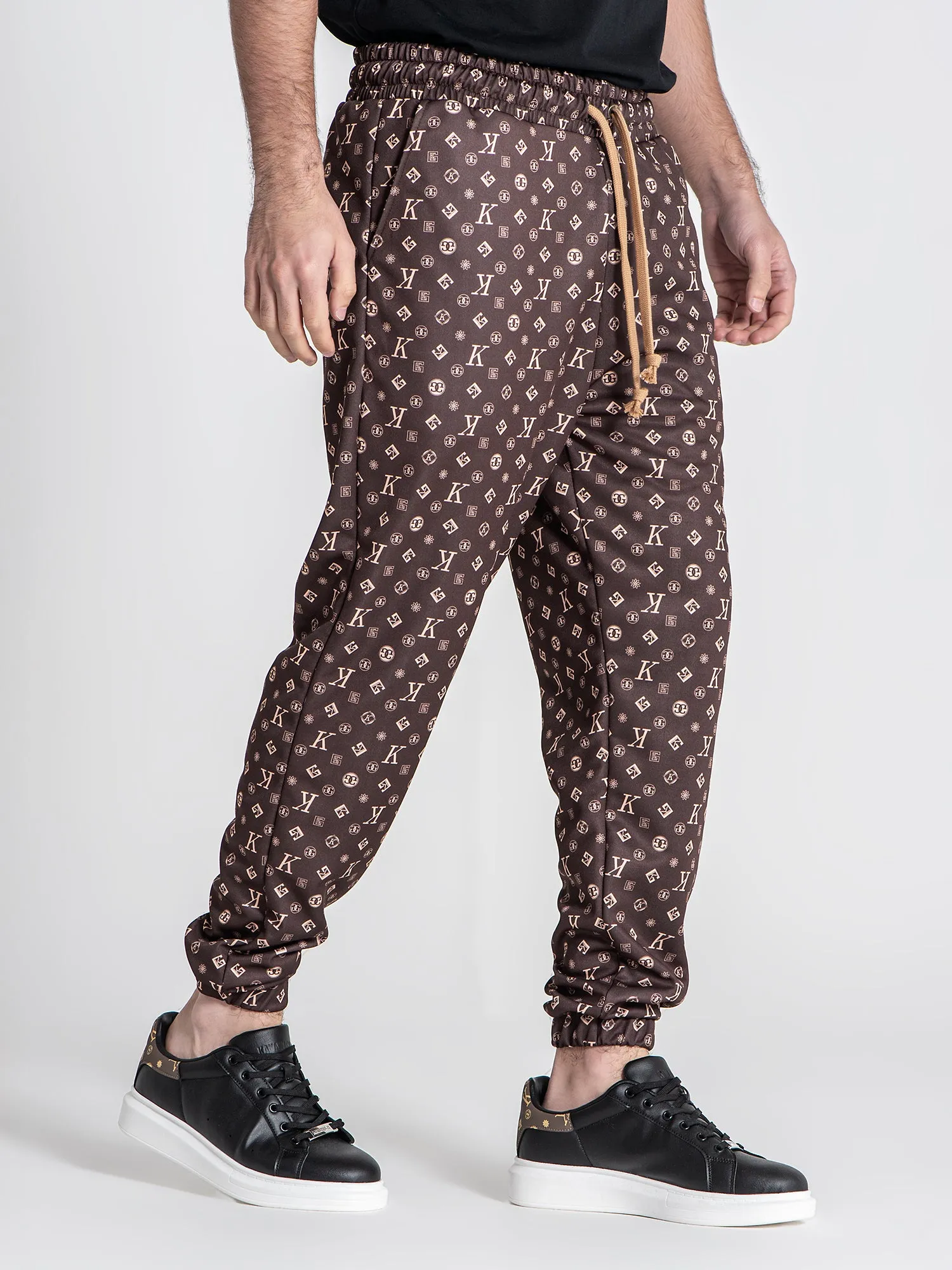 Brown Logomania Joggers