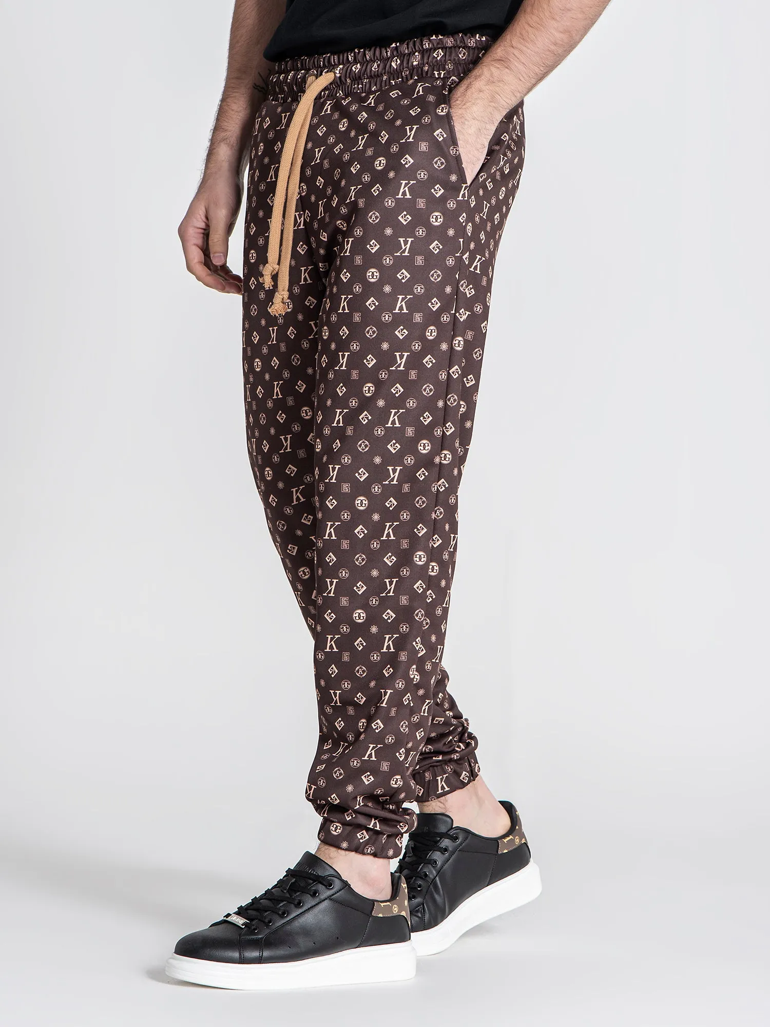 Brown Logomania Joggers