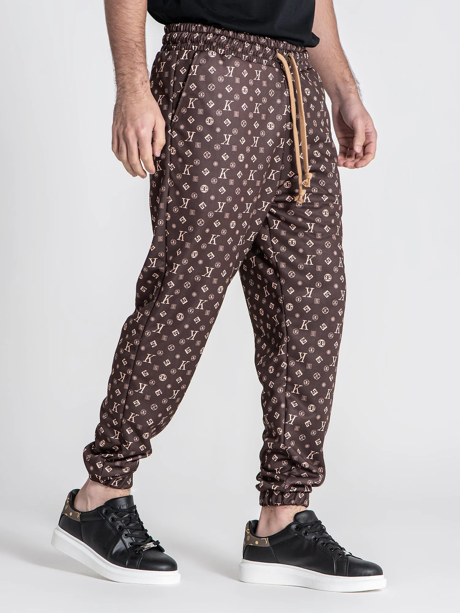 Brown Logomania Joggers