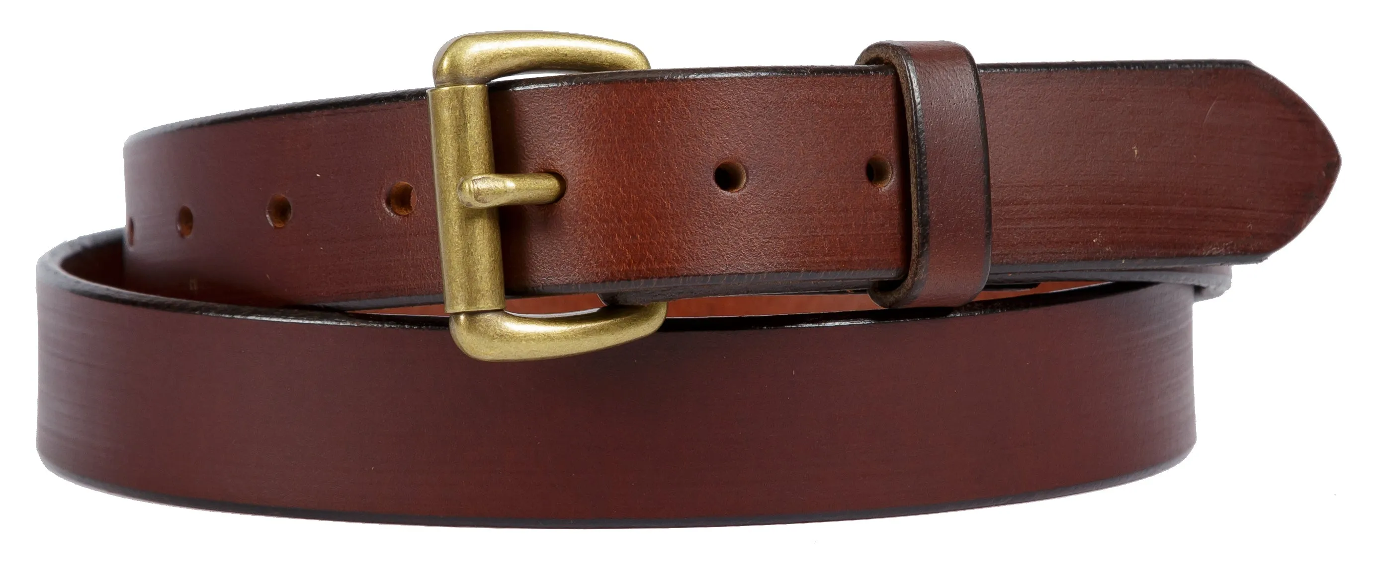 BUFFALO BELT - Wide 1½" Supple Leather with Roller Buckle