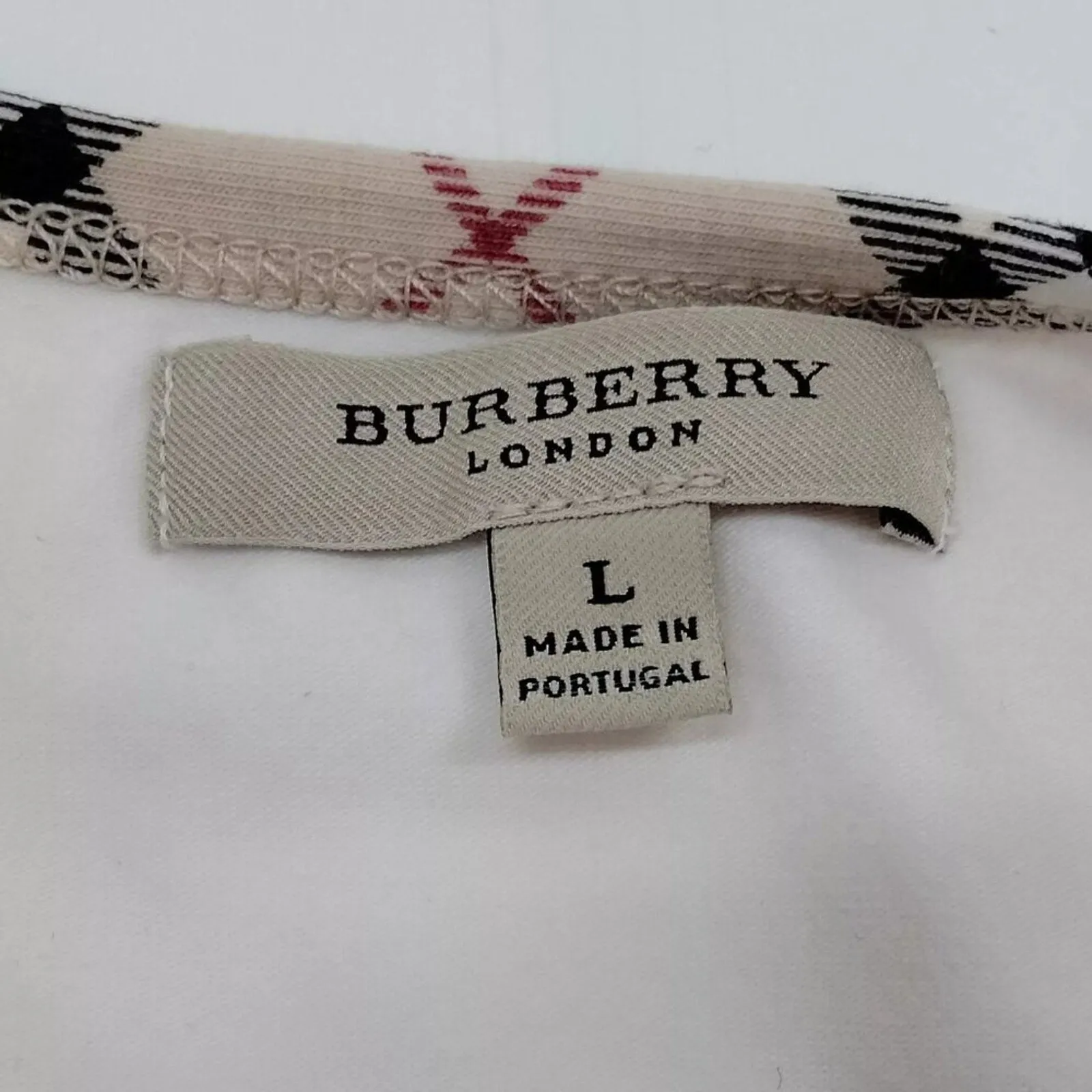 Burberrys London Tops Whites Cotton