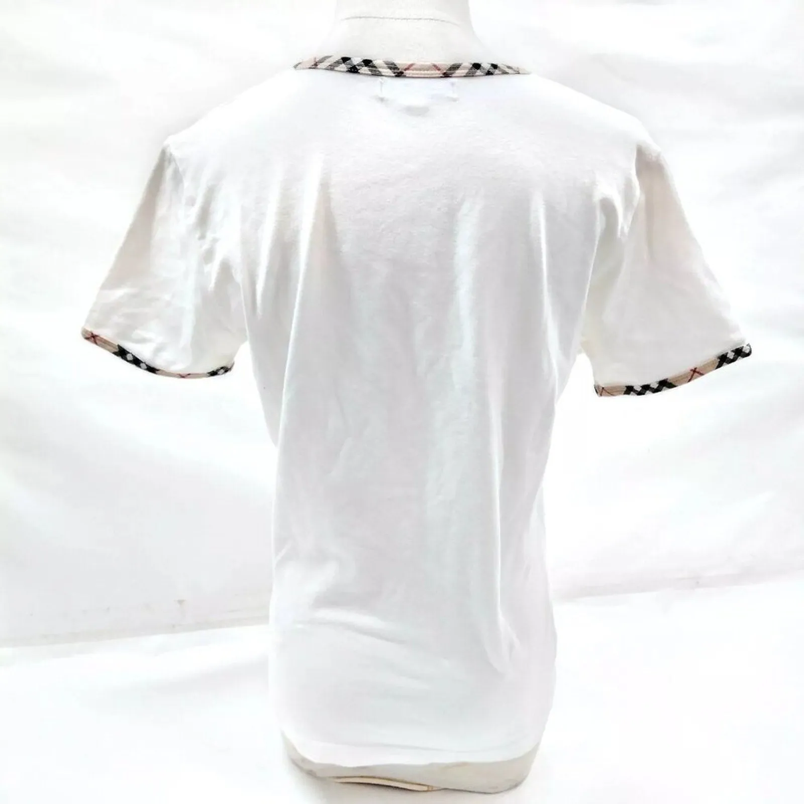 Burberrys London Tops Whites Cotton