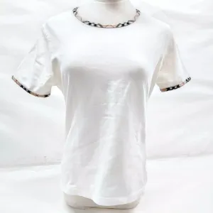 Burberrys London Tops Whites Cotton