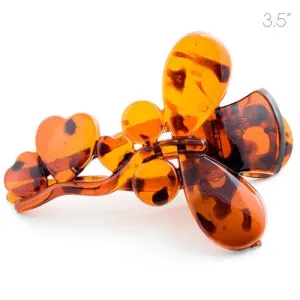 Butterfly with Heart Tortoise Plastic Fork Beak Clip