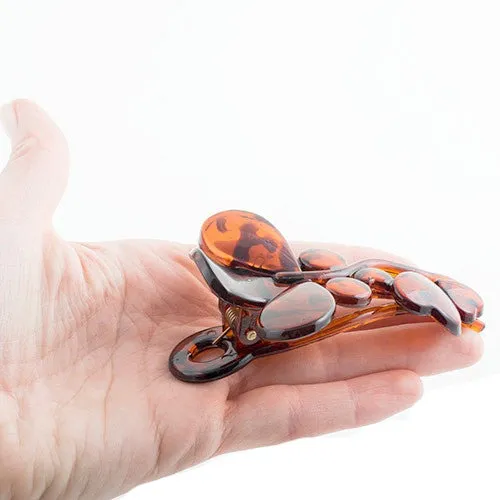 Butterfly with Heart Tortoise Plastic Fork Beak Clip