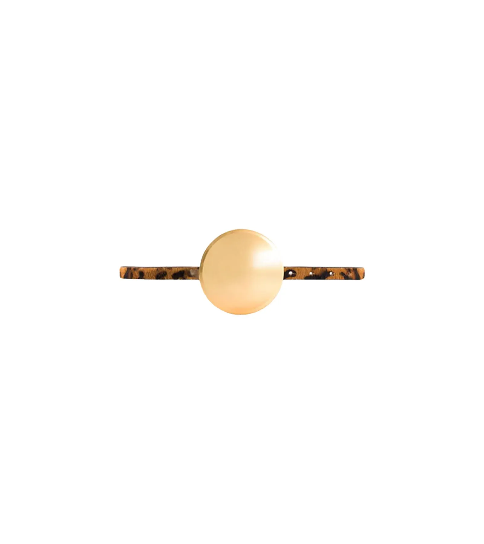 Cabochon Belt Beige