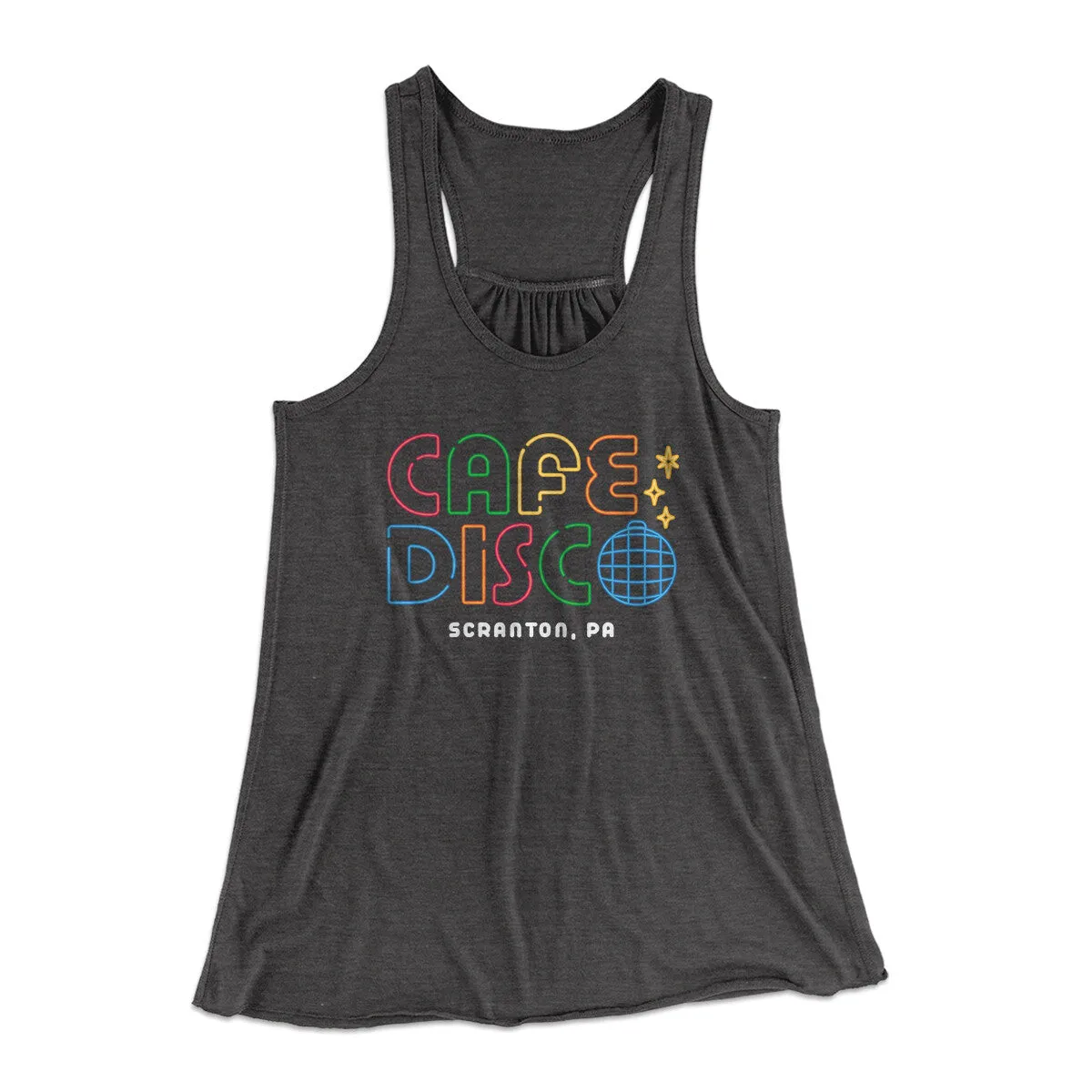 Cafe Disco Women's Flowey Racerback Tank Top