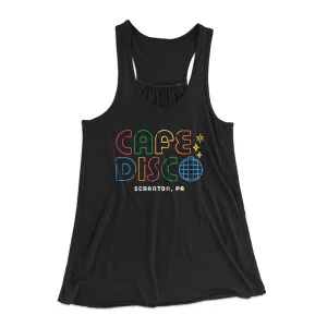 Cafe Disco Women's Flowey Racerback Tank Top