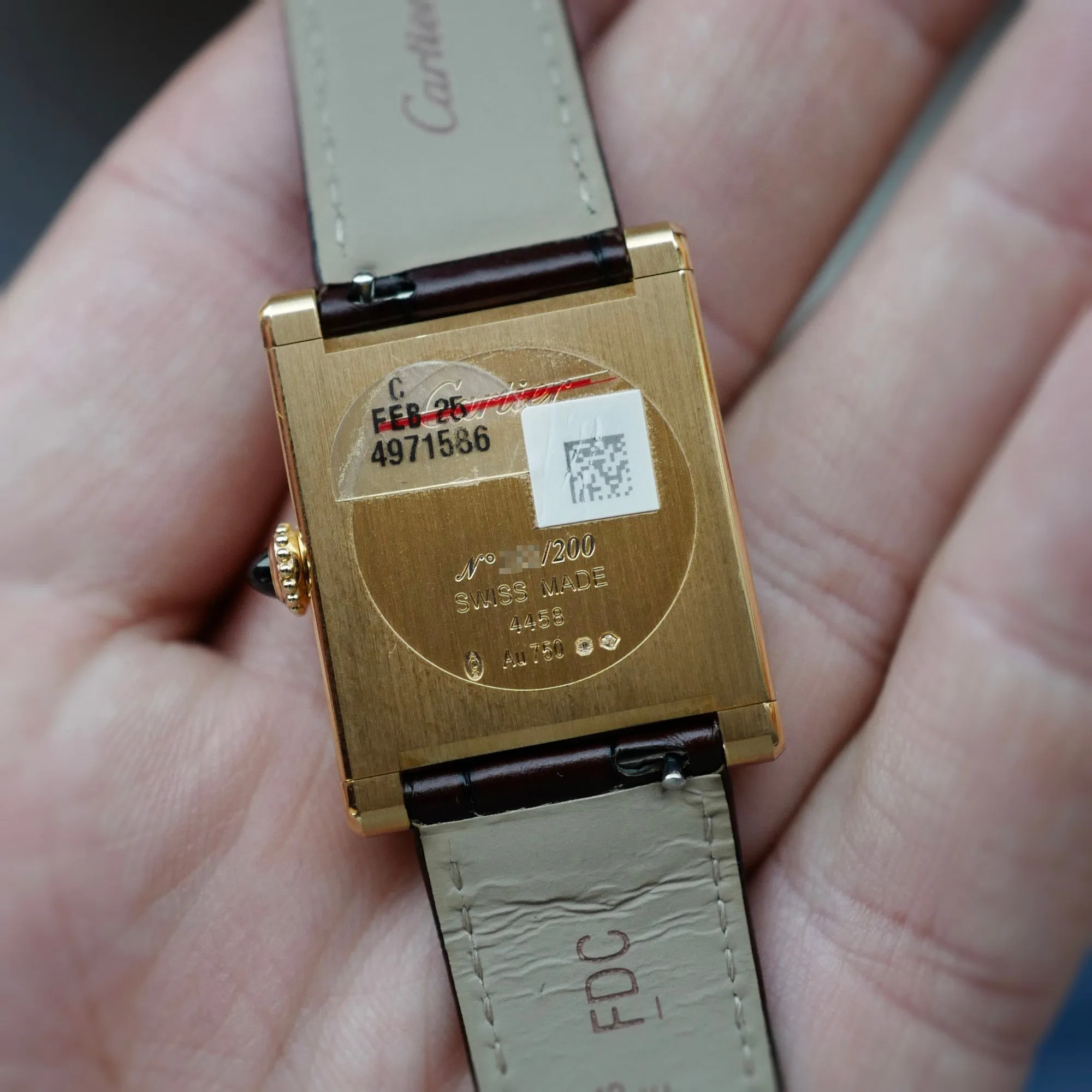 Cartier Yellow Gold Tank Normale Ref. WGTA0108