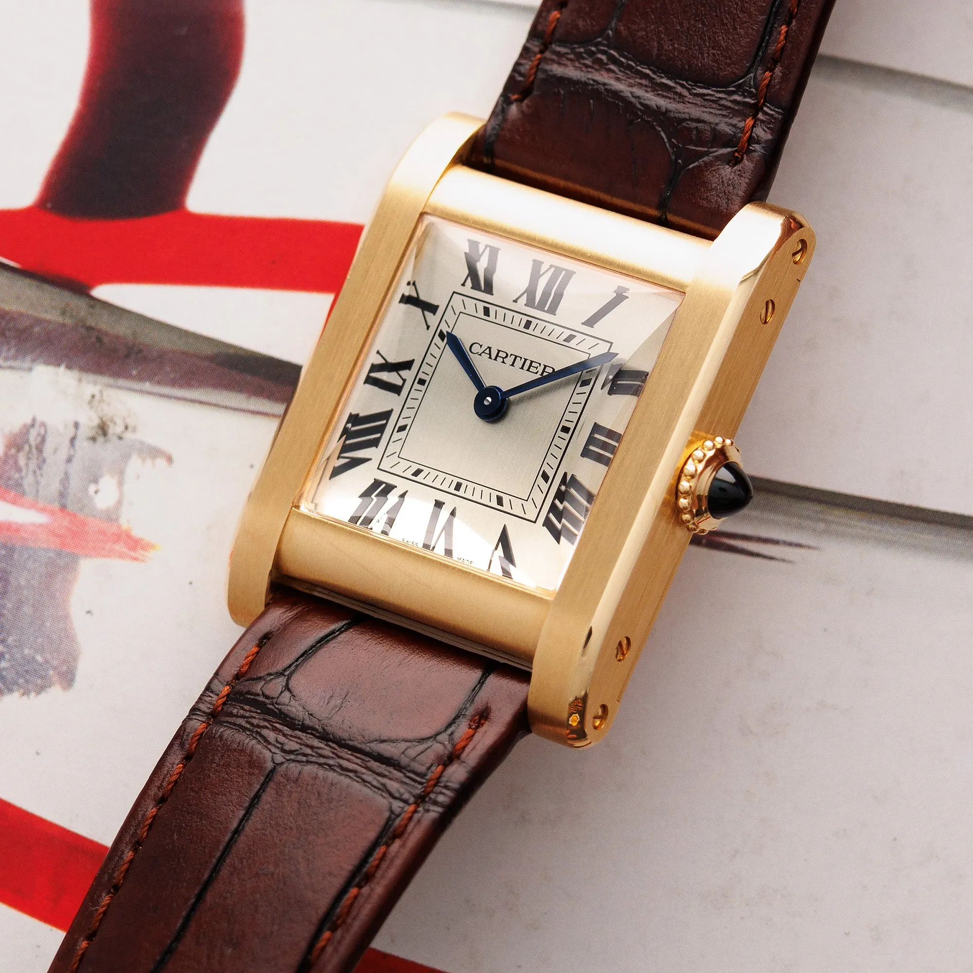 Cartier Yellow Gold Tank Normale Ref. WGTA0108