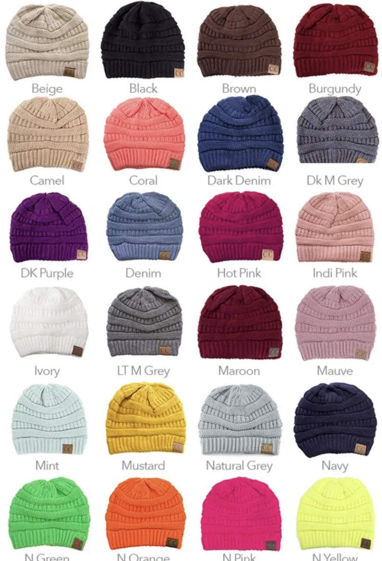 C.C. Beanie 20  Colors