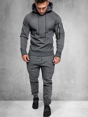 Chictango Trendy Zip Up Hooded Sports Sets