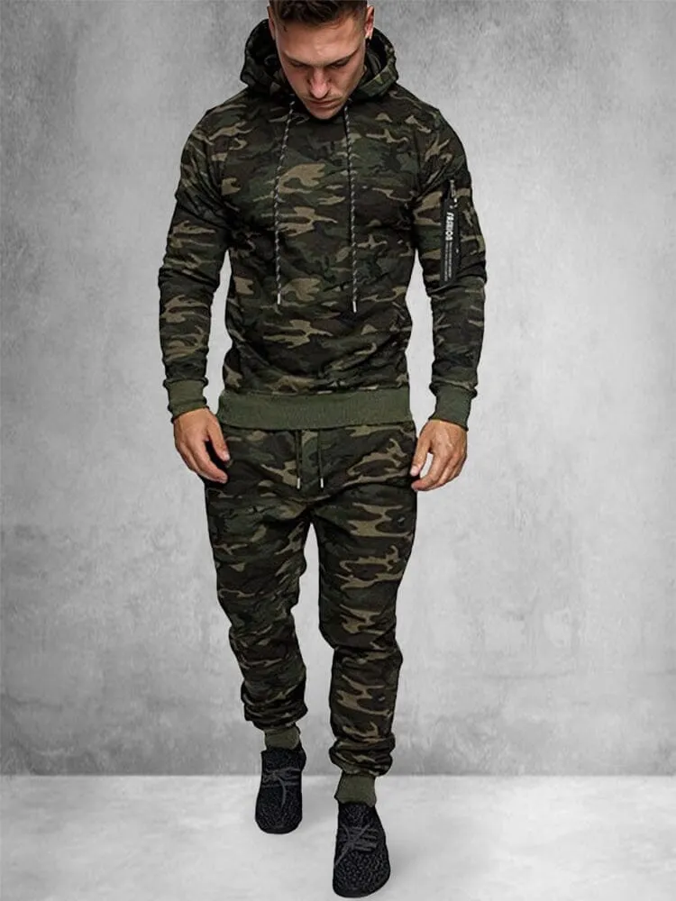 Chictango Trendy Zip Up Hooded Sports Sets