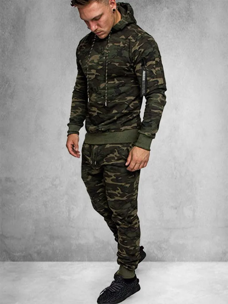 Chictango Trendy Zip Up Hooded Sports Sets
