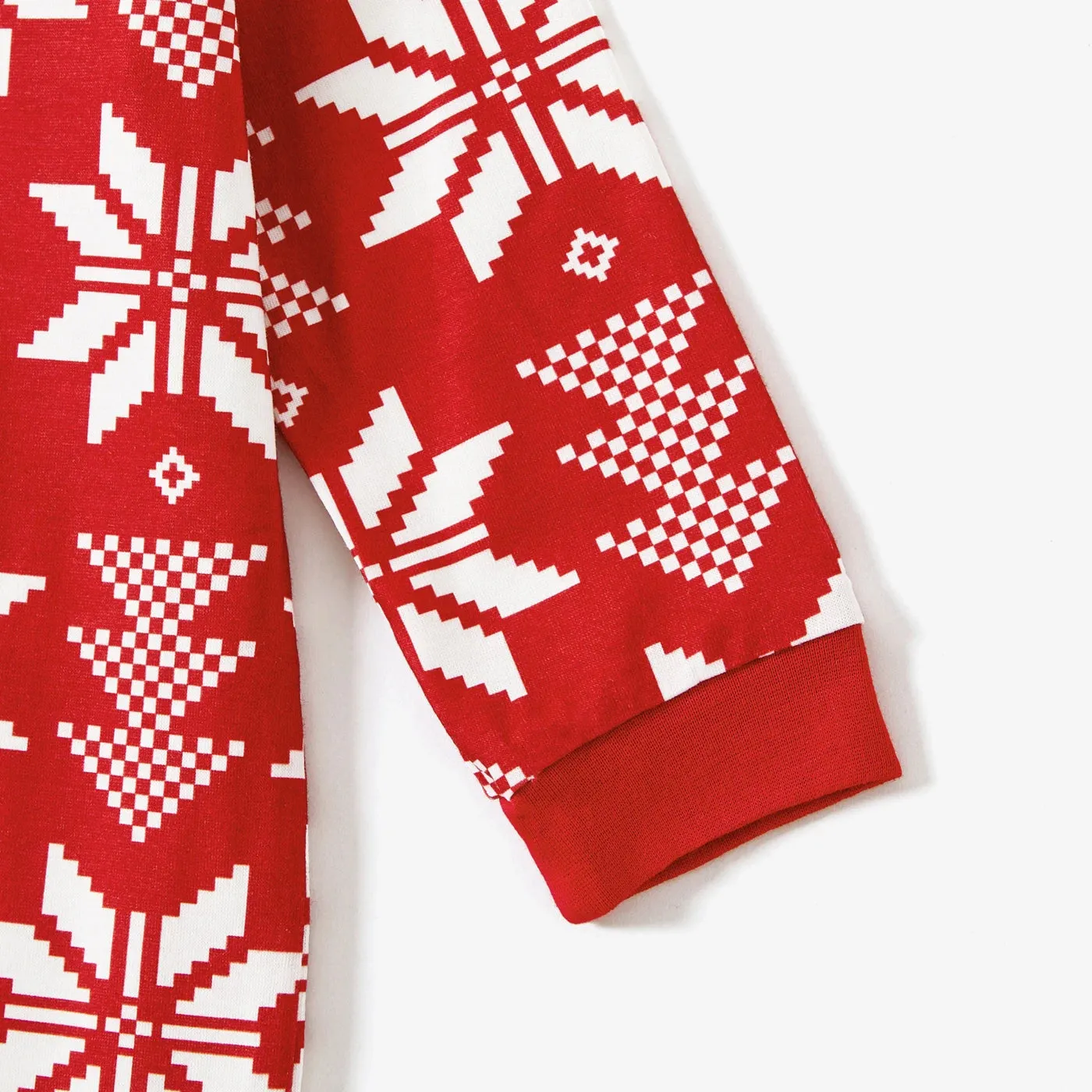 Christmas Family Matching Snowflake Pajamas Sets Basic