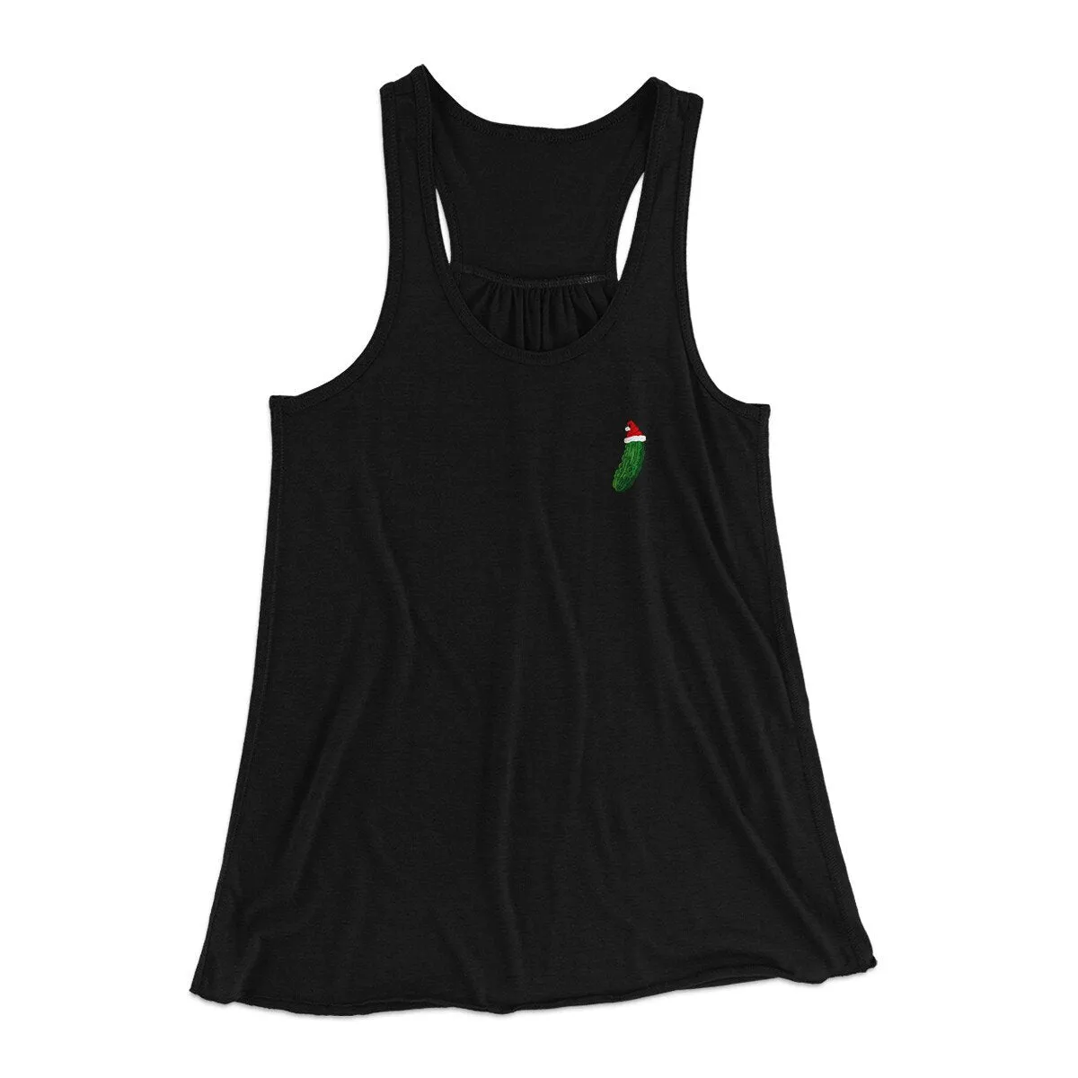 Christmas Pickle Women's Flowey Racerback Tank Top