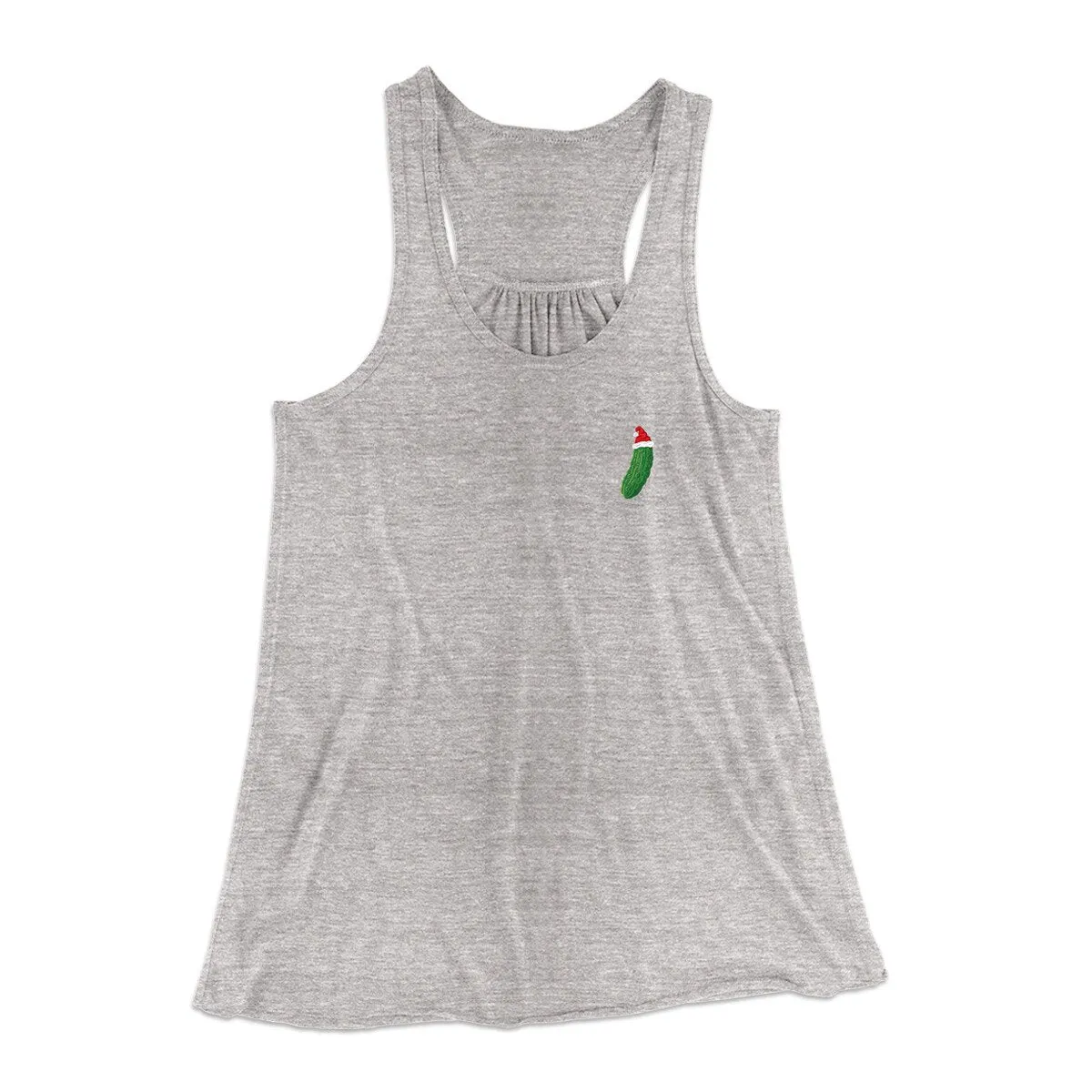 Christmas Pickle Women's Flowey Racerback Tank Top