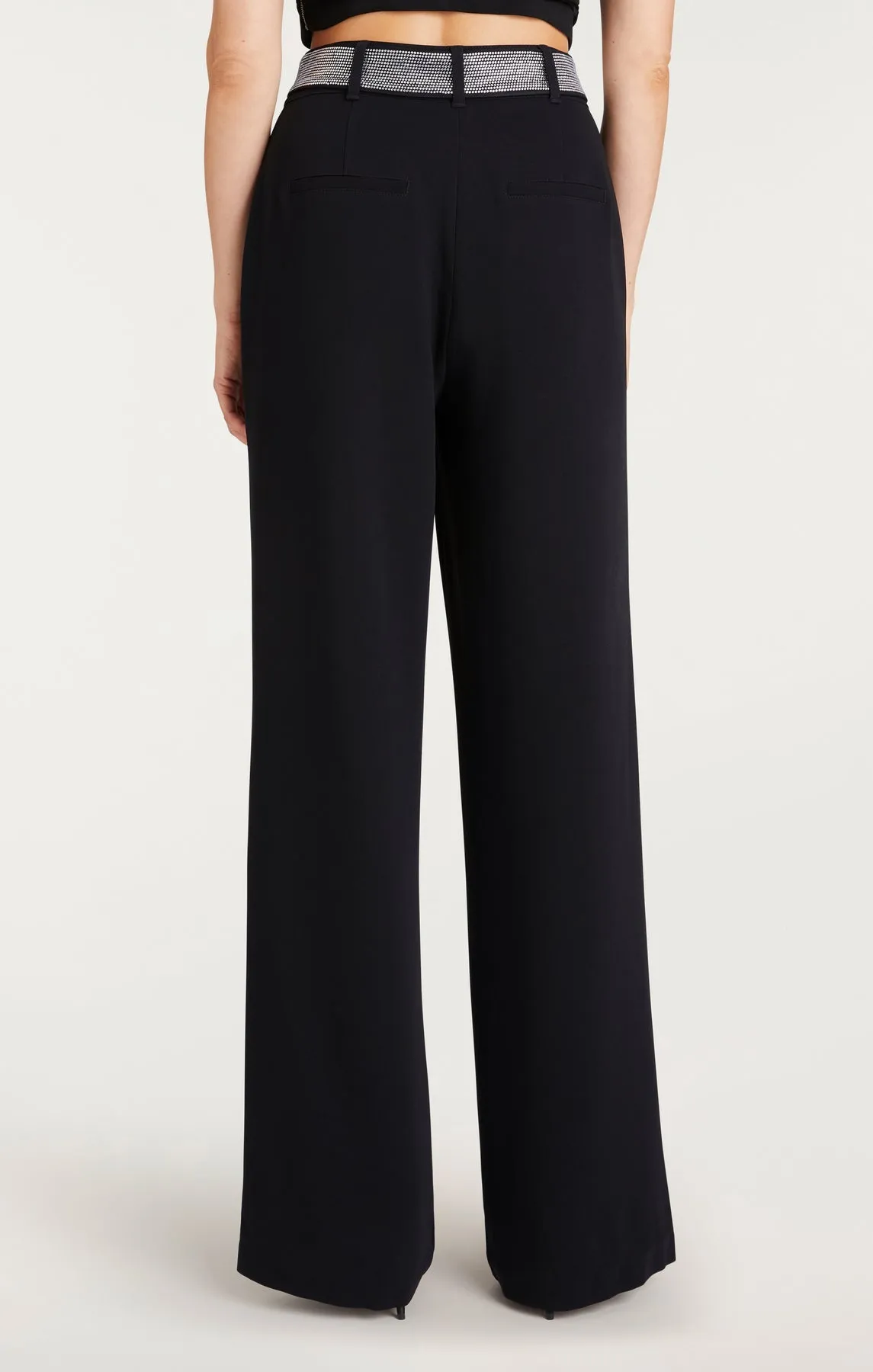 Cinq a Sept - Women - Black Heatset Belt Ester Pant