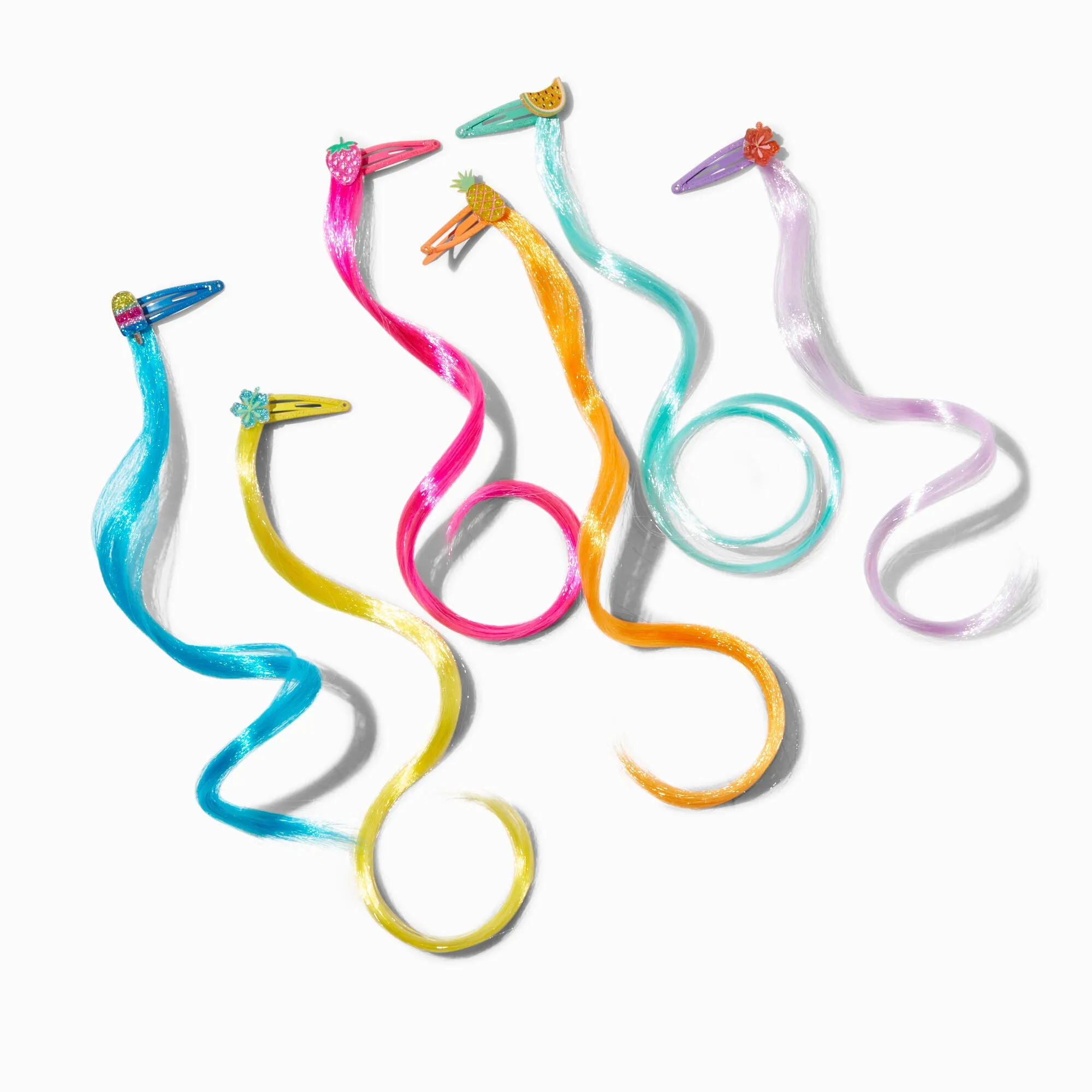 Claire's Club Little Gelato Multicolor Fake Hair