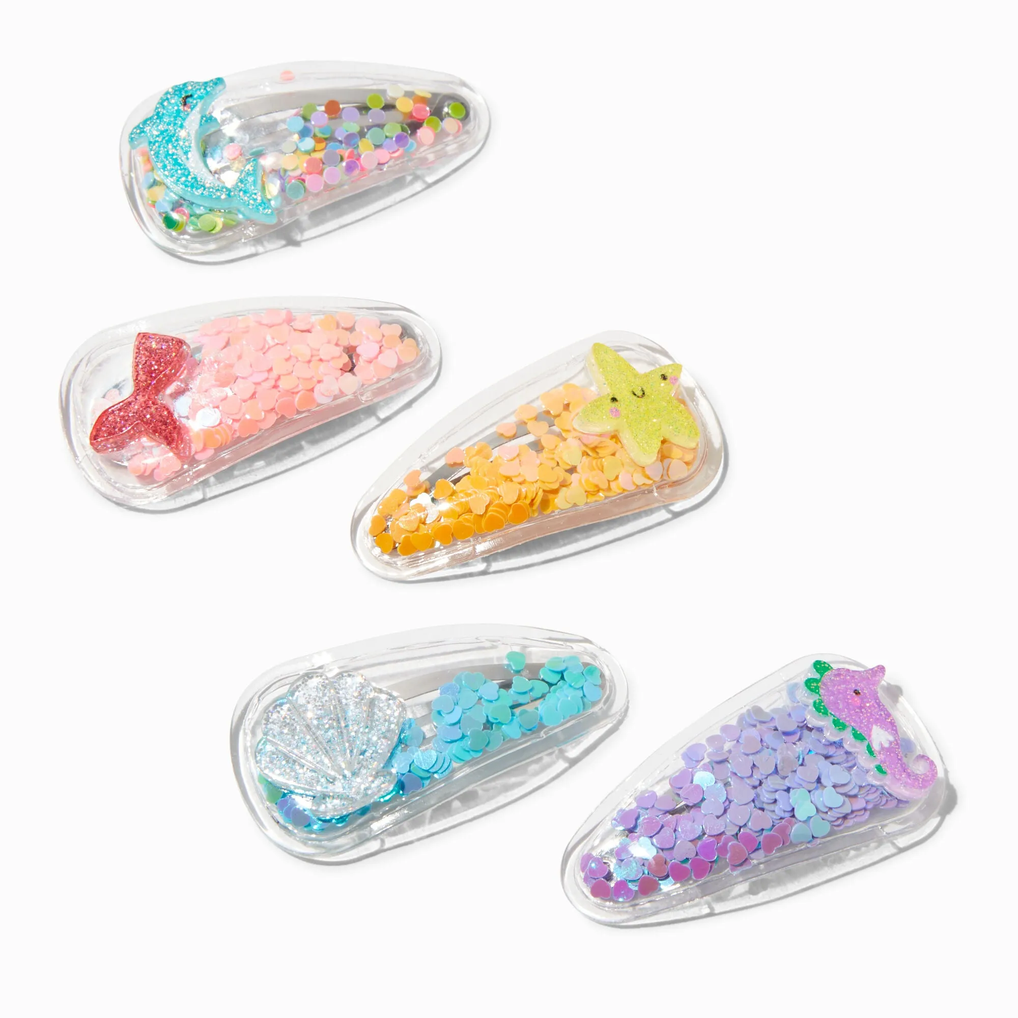 Claire's Club Multicolored Sea Critters Snap Clips