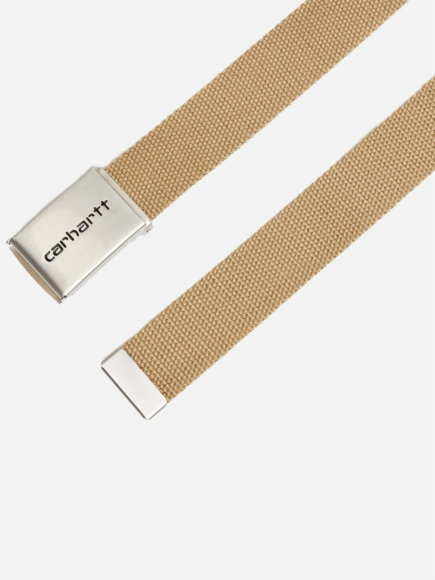 Clip Belt Chrome - Leather