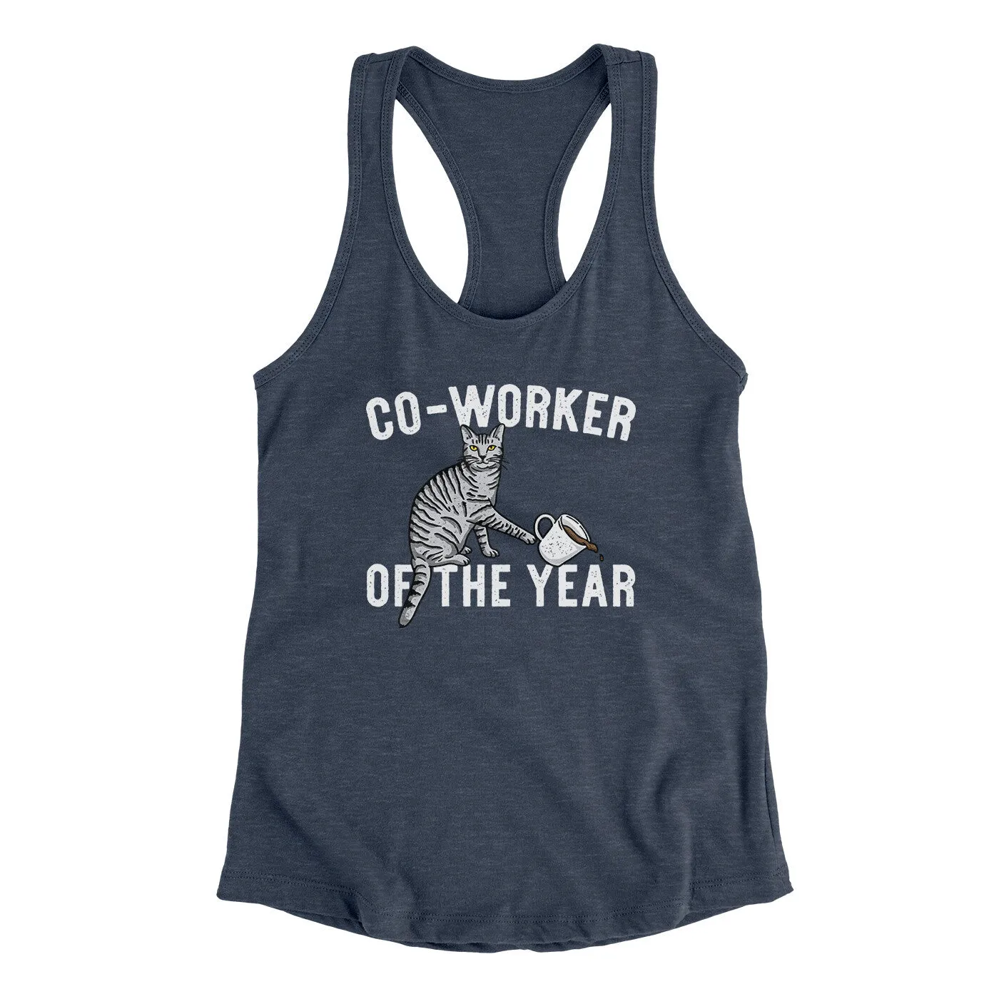 Co-Worker Of The Year Funny Women's Racerback Tank