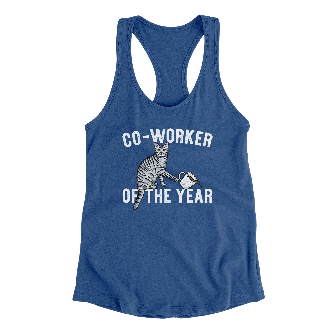 Co-Worker Of The Year Funny Women's Racerback Tank