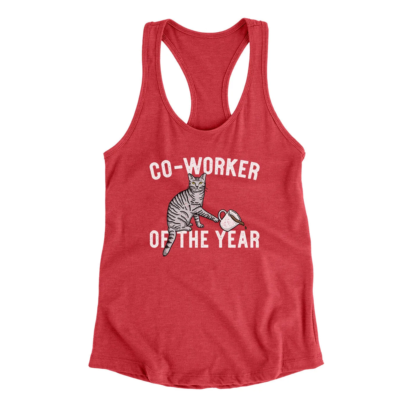 Co-Worker Of The Year Funny Women's Racerback Tank