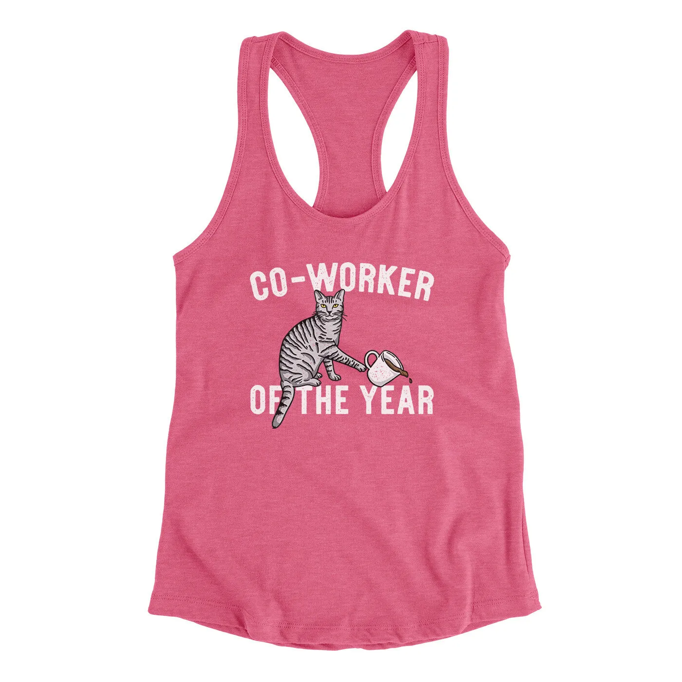Co-Worker Of The Year Funny Women's Racerback Tank