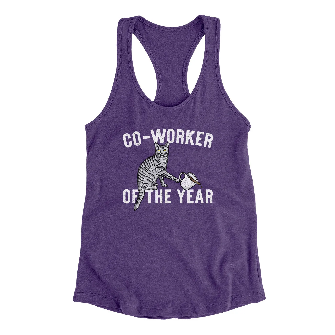 Co-Worker Of The Year Funny Women's Racerback Tank