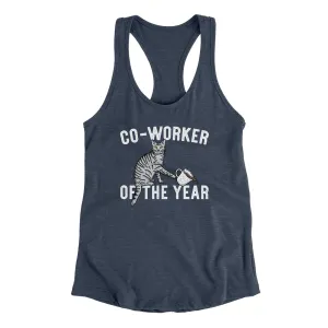 Co-Worker Of The Year Funny Women's Racerback Tank