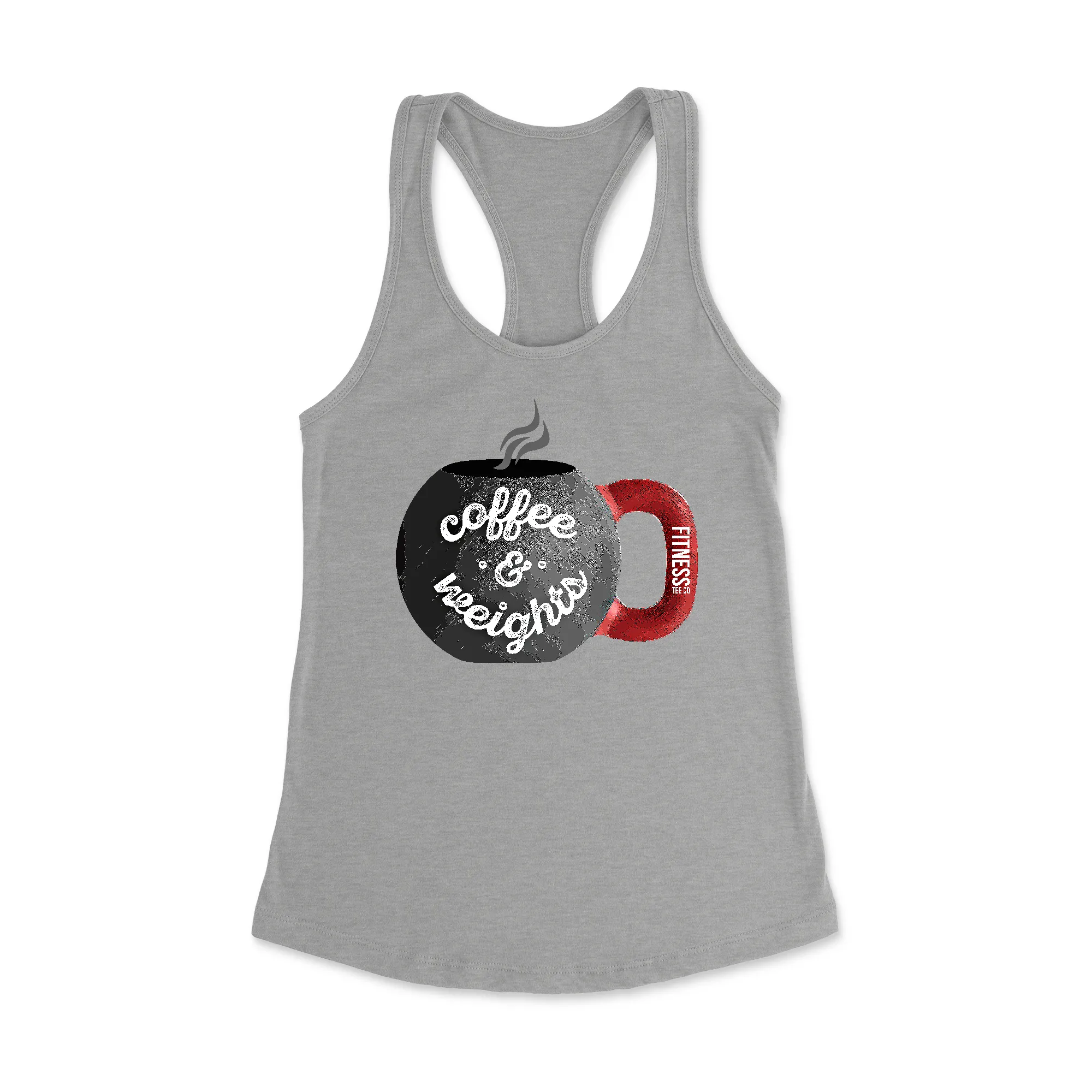 Coffee and Weights Racerback Tank Top