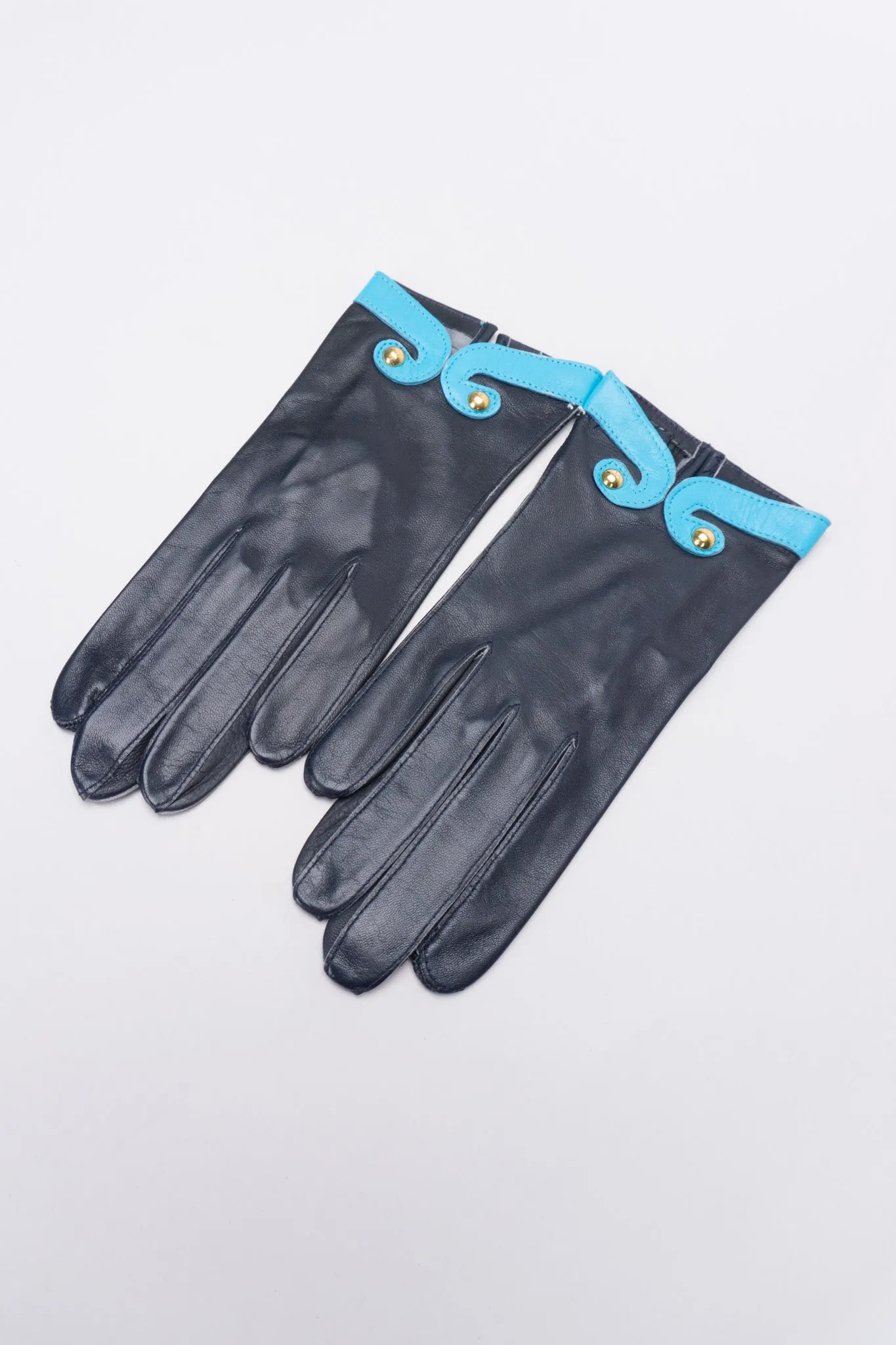 Contrast Trim Gloves