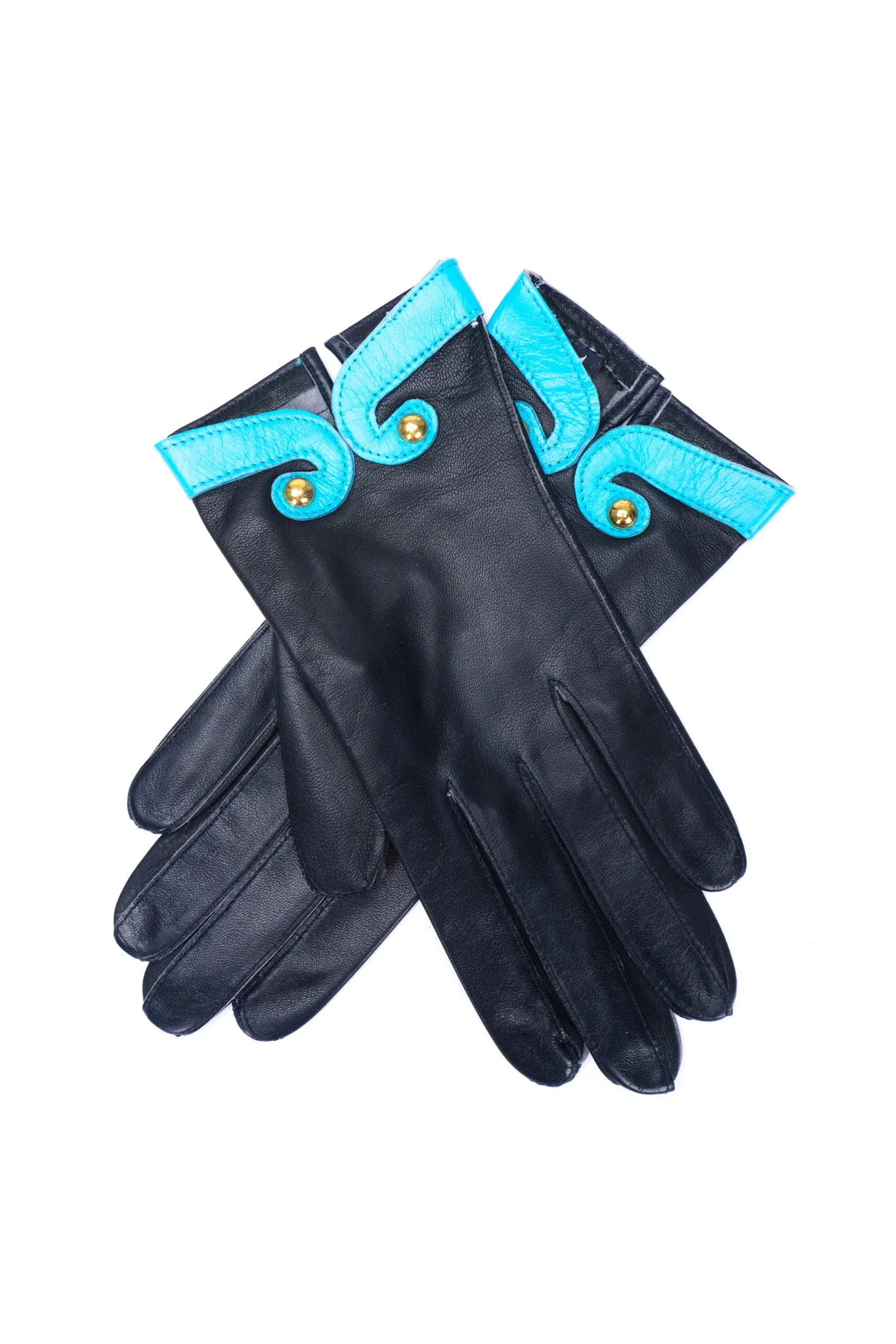 Contrast Trim Gloves