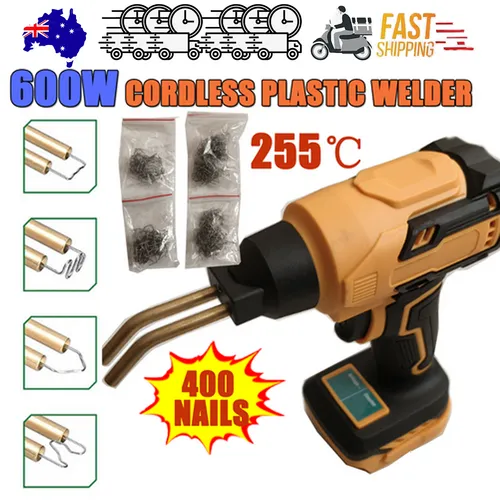 Cordless Plastic Welder Hot Stapler Bumper Repair Welding Machine  400 Staples