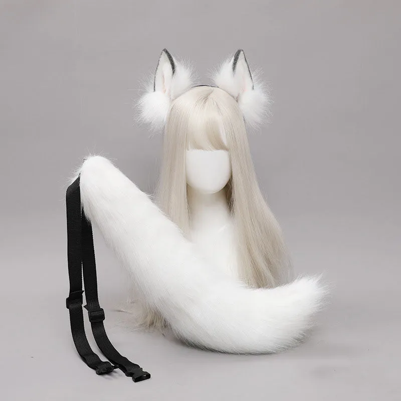 COSPLAY WOLF EAR PLUSH HAIR BAND SET UB2686